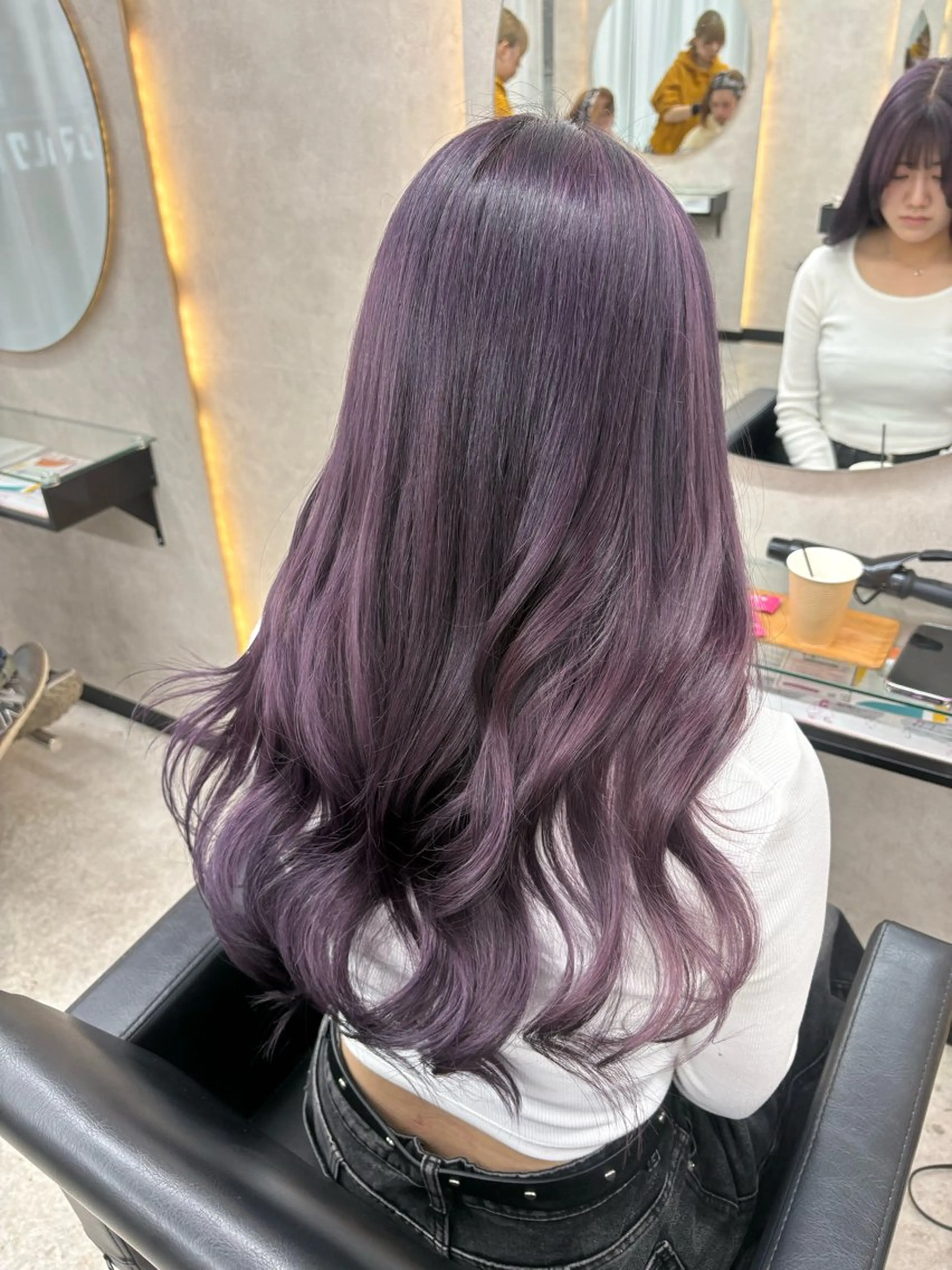 ロング 池田 かずみのヘアスタイル