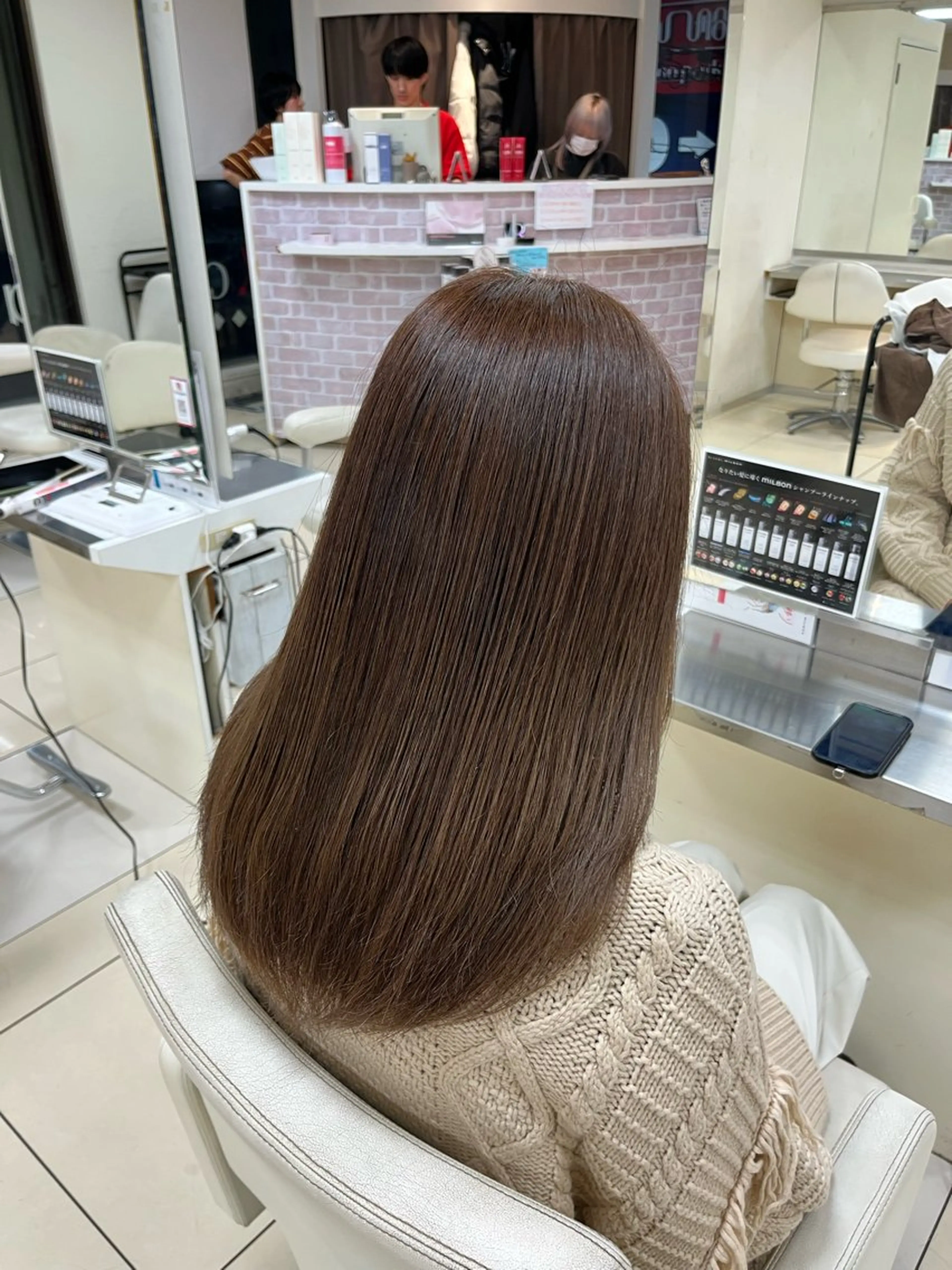 ロング ヘアカラー 🫧つや髪🫧 玉城ひなた🫧のヘアスタイル