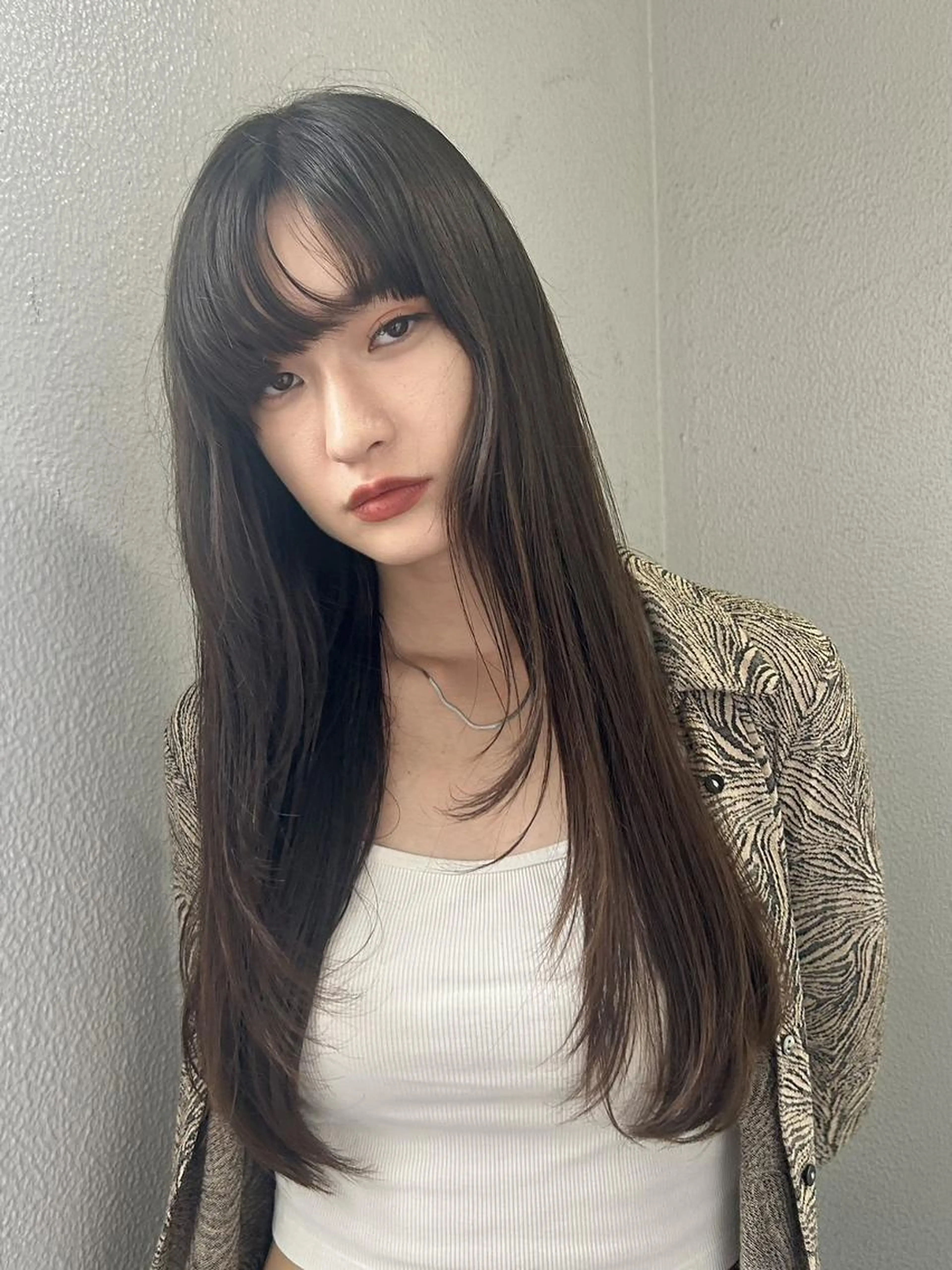 🍃新規U24限定　似合わせカット+トリートメント　韓国/ウルフ／ショート/ボブ／ワンホン/レイヤーカットの写真