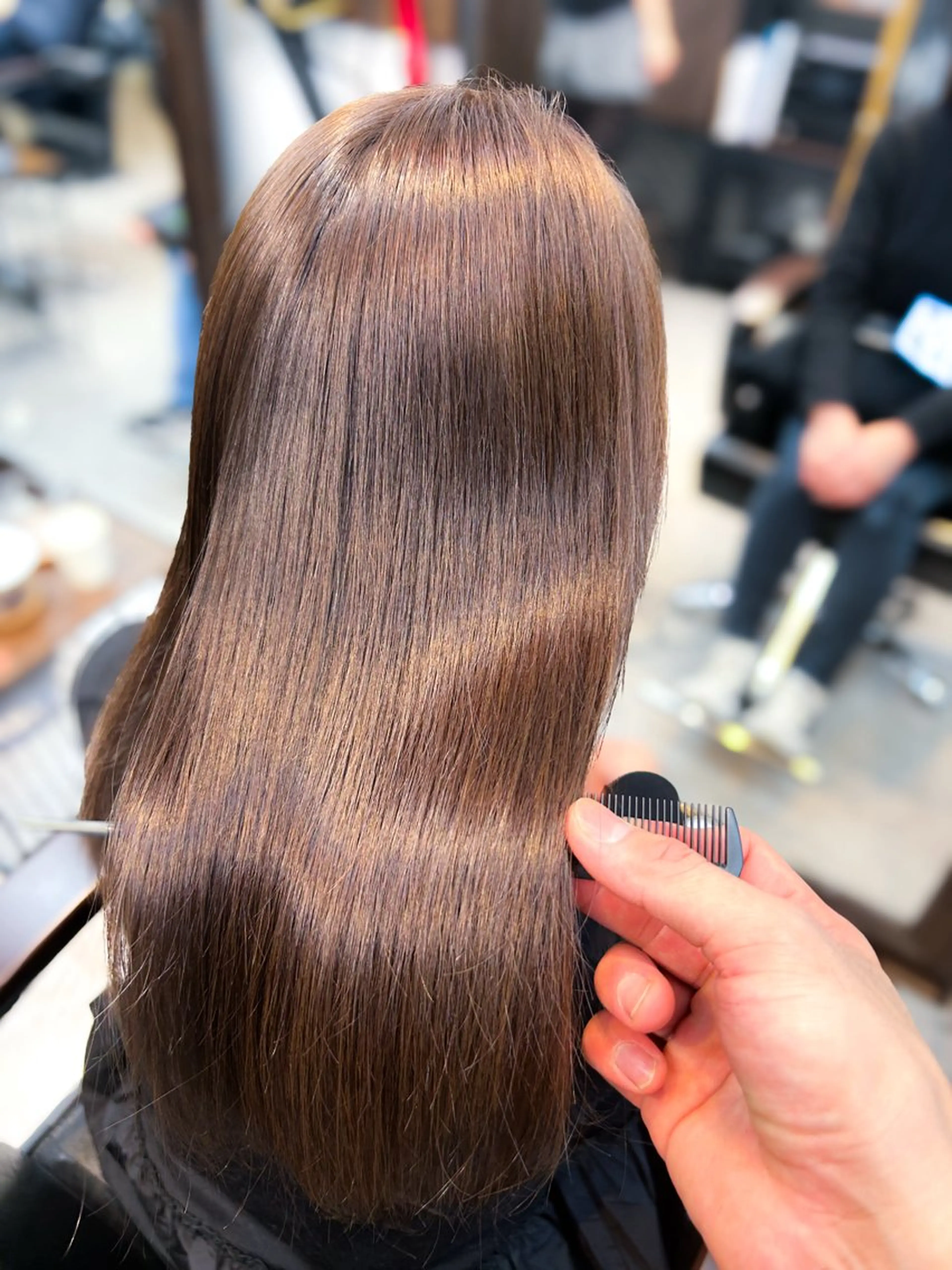 《平日限定》小顔カット+美髪カラー+ULTOWA髪質改善TR+ReFaウルトラバブルの写真