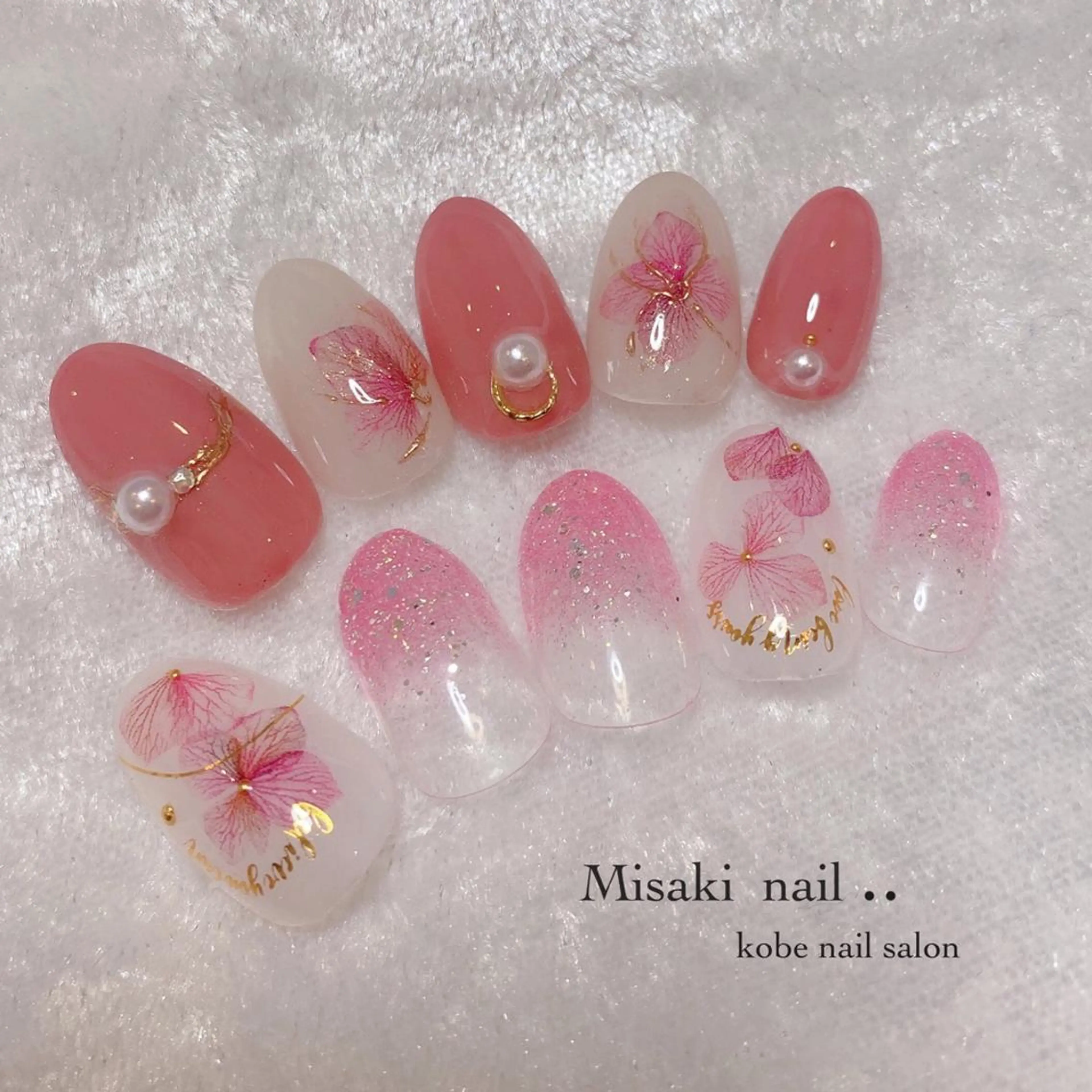 ネイル 韓国ネイル ワンホンネイル ハンドネイル nailsalon miinailsのネイルデザイン
