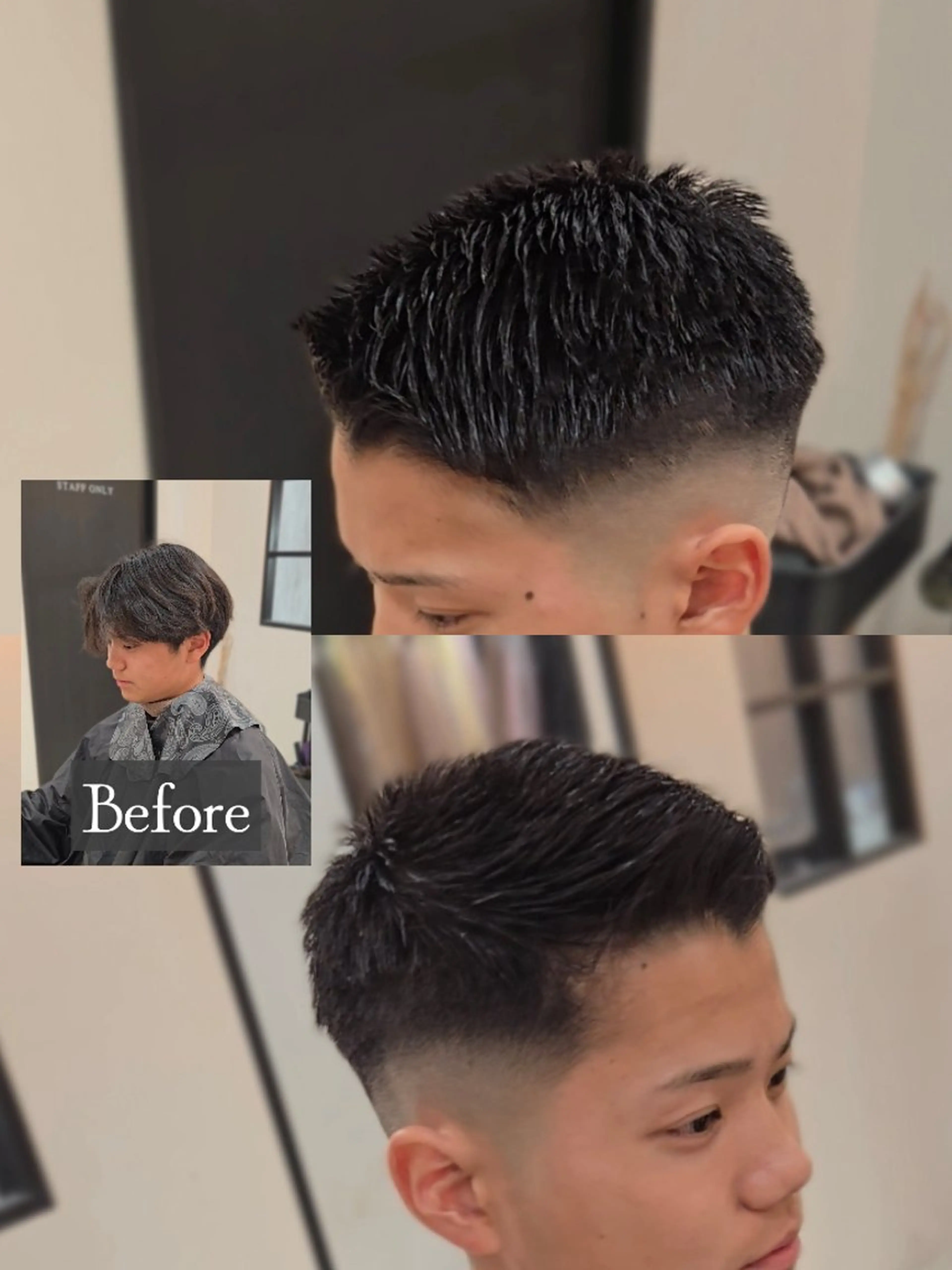 メンズ ショート カット ヘアセット LEN名古屋/パーマ 海外ヘア/メンズ特化のヘアスタイル