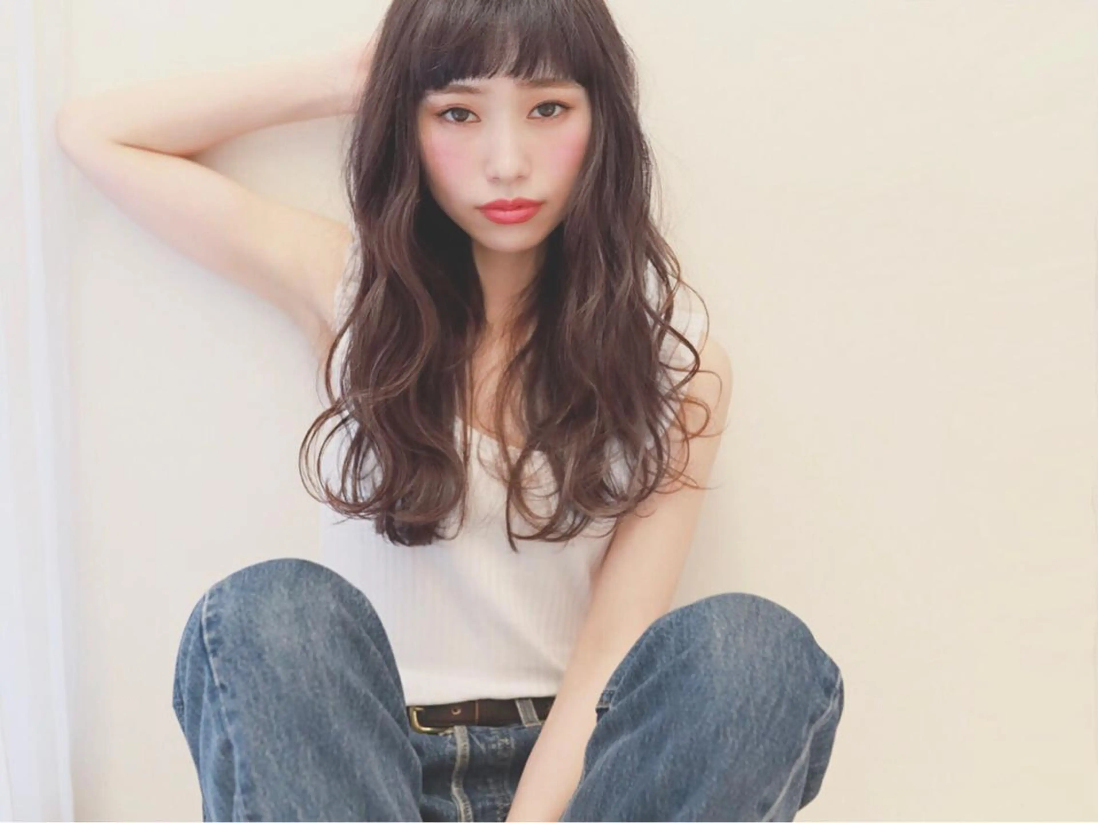 ロング 近藤 和輝のヘアスタイル