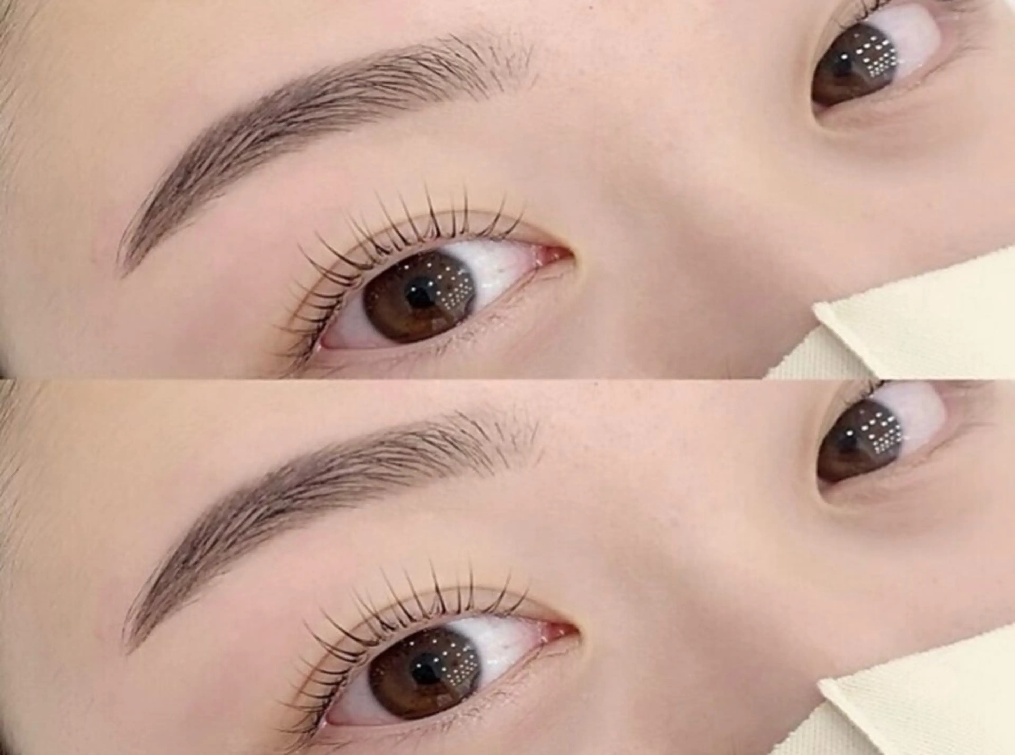 🧸［女性のみ］【眉の濃さにお悩みの方◎】美眉スタイリング+毛量調整(間引き)の写真