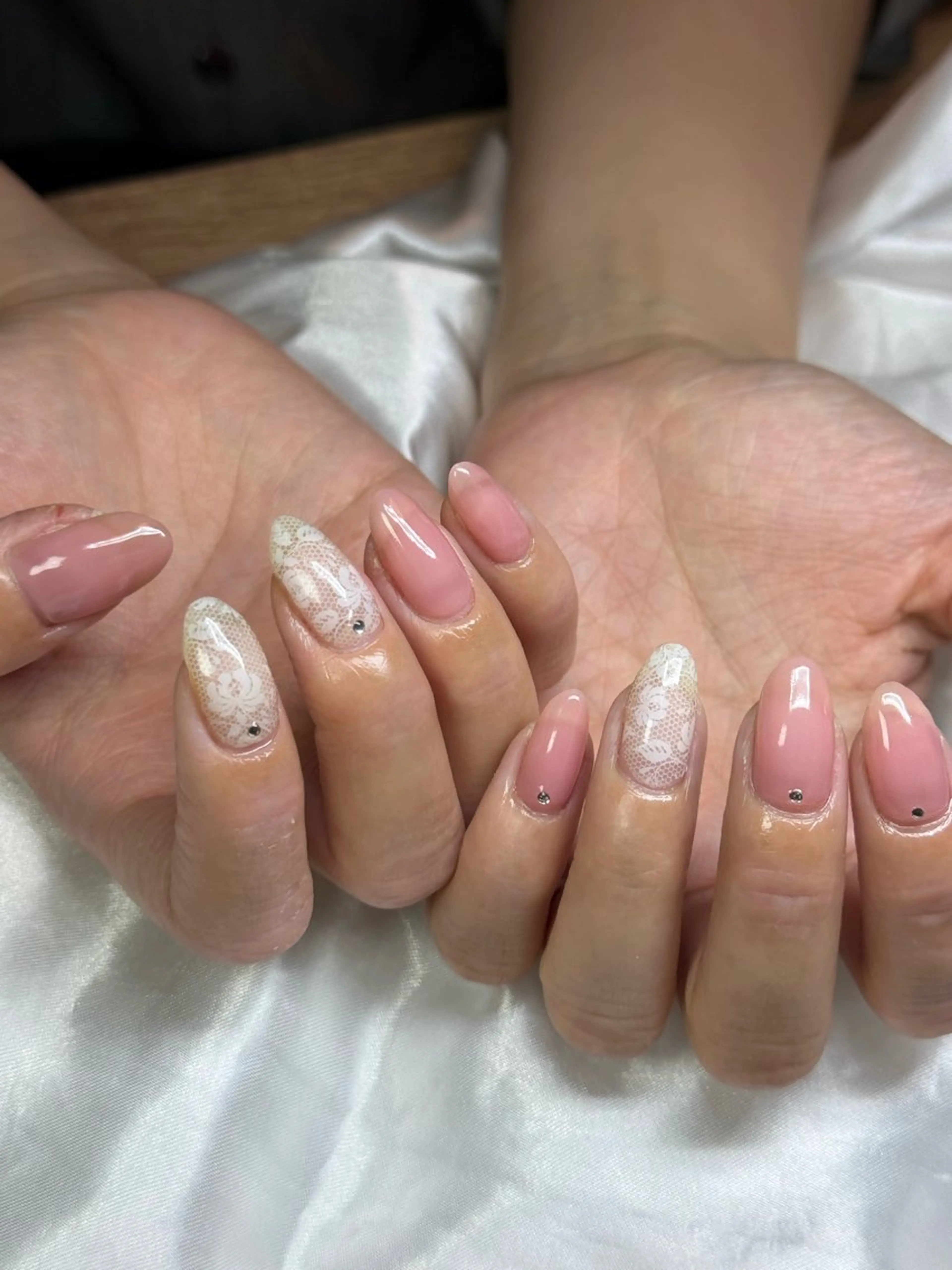 ネイル レース ハンドネイル bylily yuriのネイルデザイン