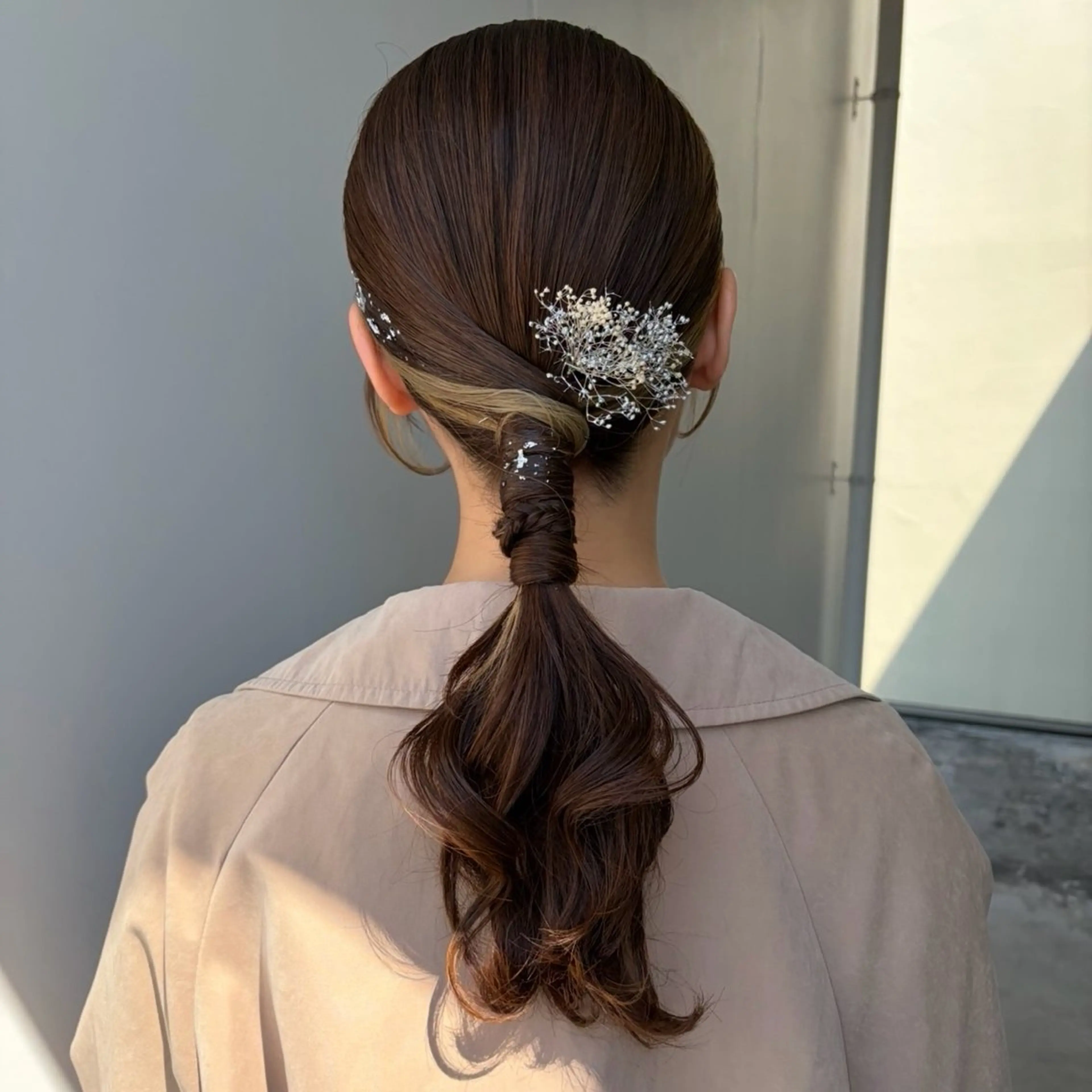 ヘアアレンジ 髪飾り ヘアセット 松本 茜のヘアスタイル