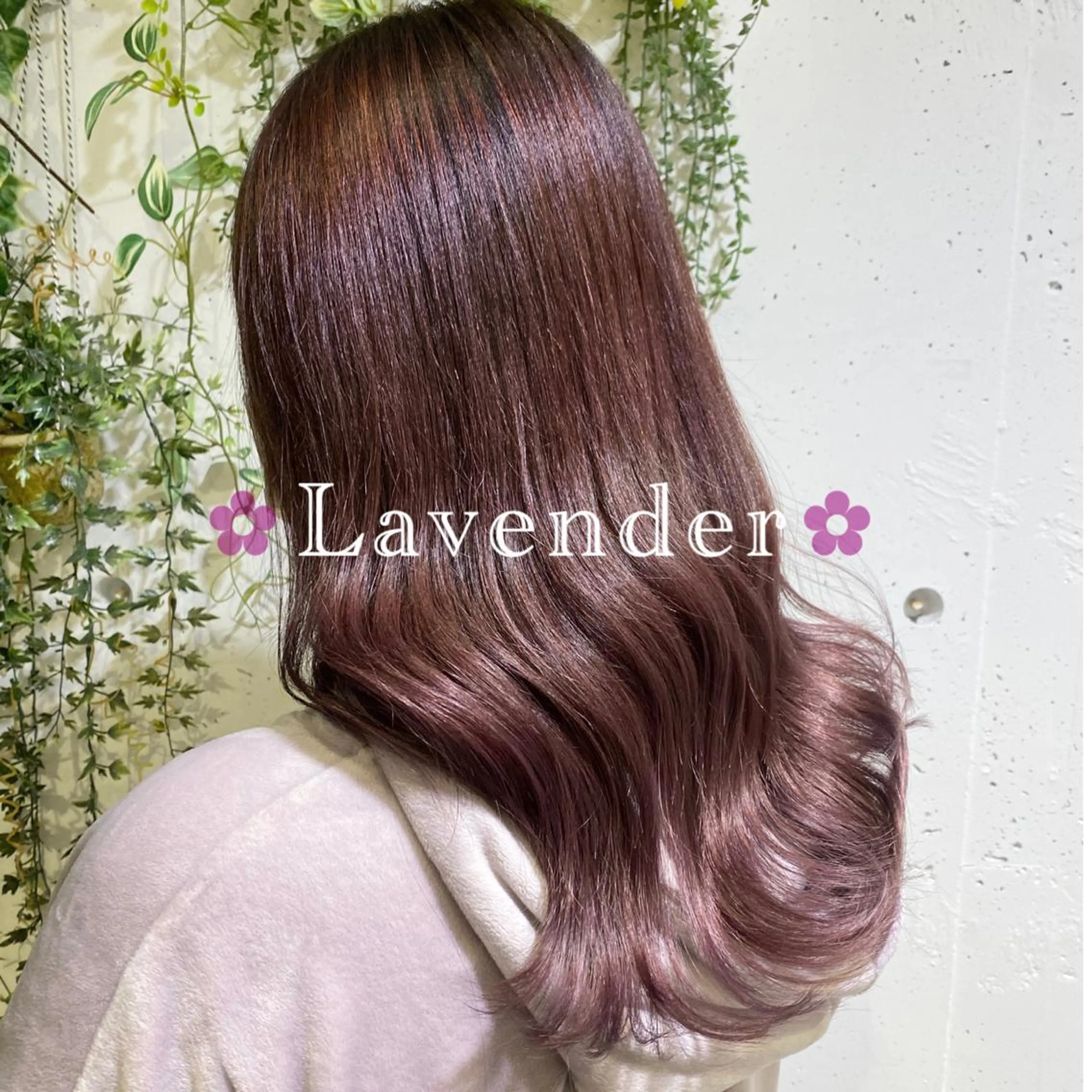 ロング カラー ヘアアレンジ ラベンダーカラー 🌼NAMI 🌼のヘアスタイル