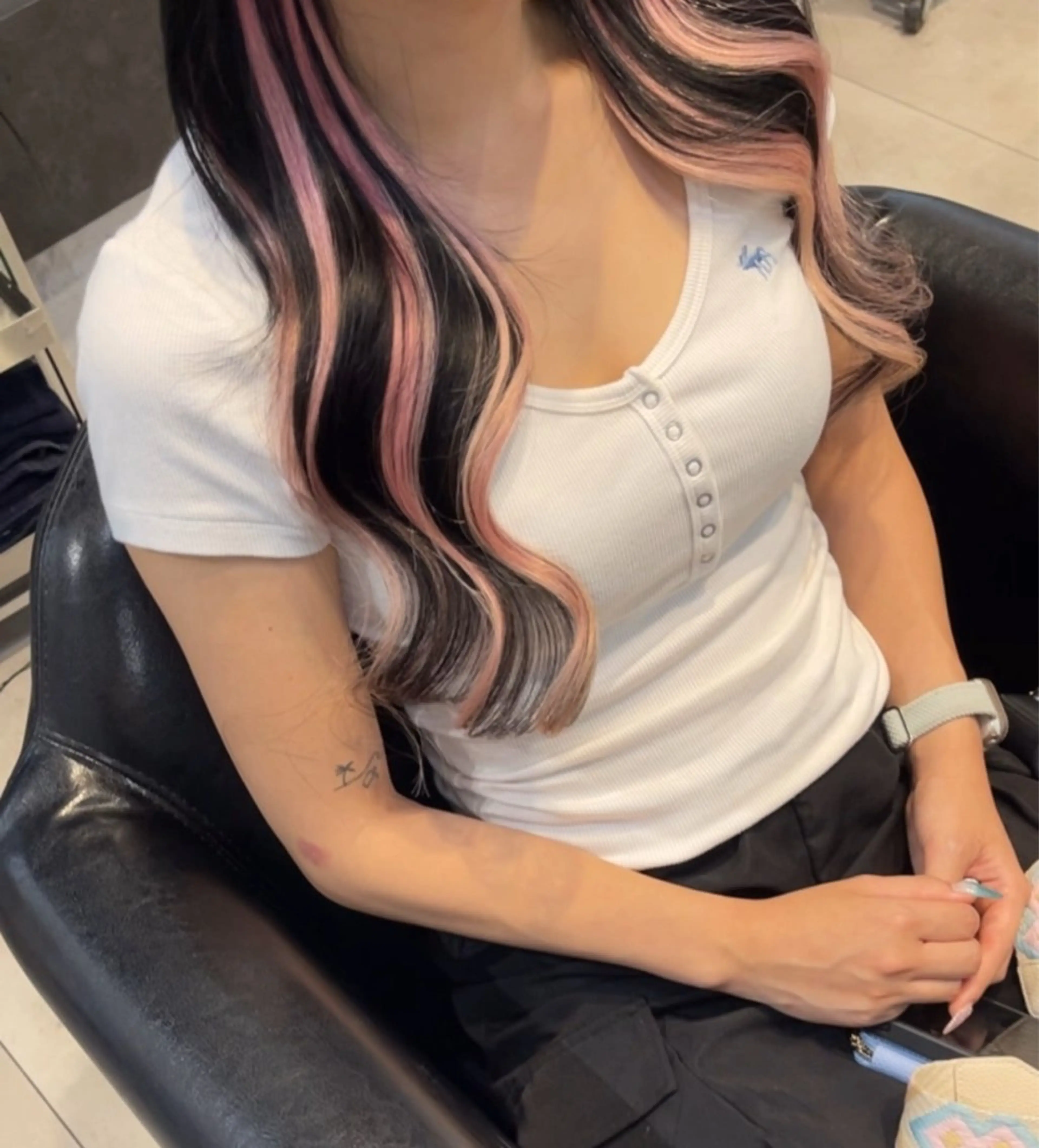 ロング プルエクステ エクステ ヘアカラー Fi-Ne原宿/ プルエクステ/そらのヘアスタイル