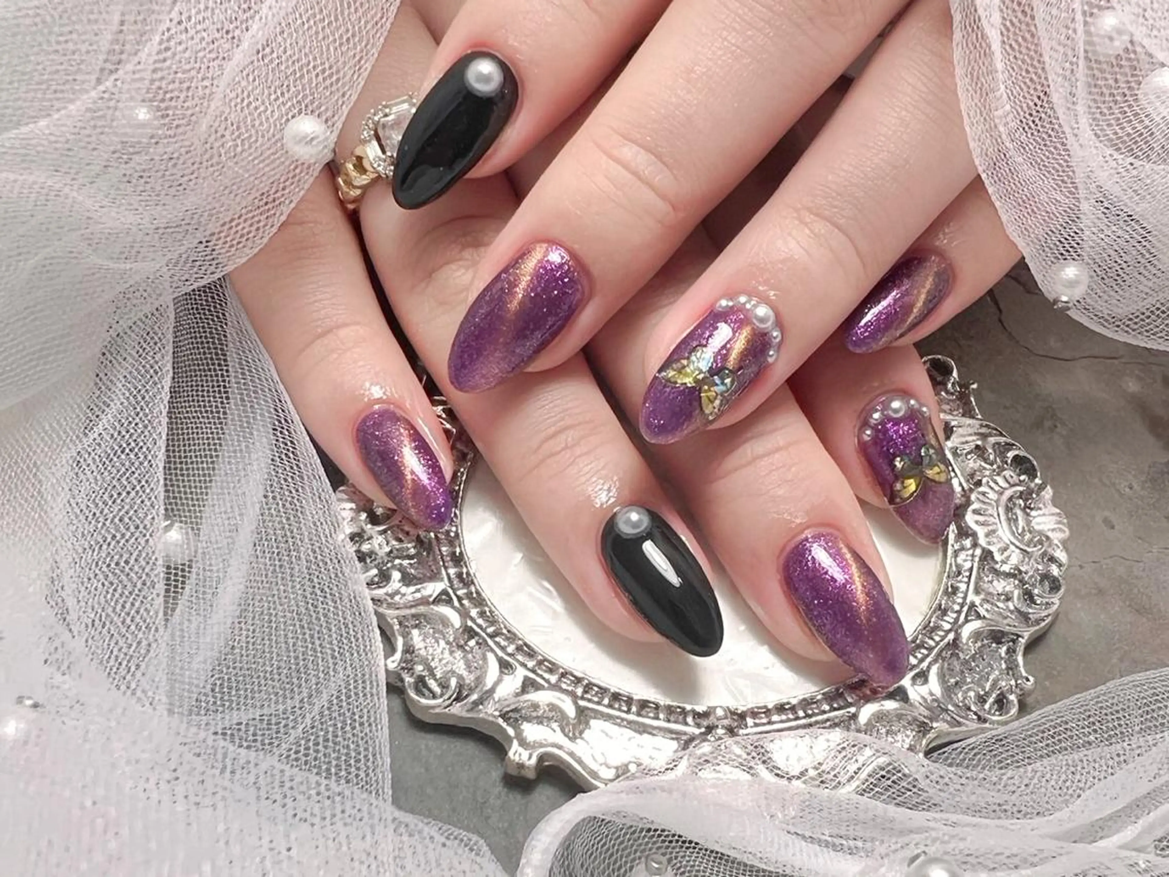 ネイル ハンドネイル マジックミラー所属・マジック ミラーのネイルデザイン