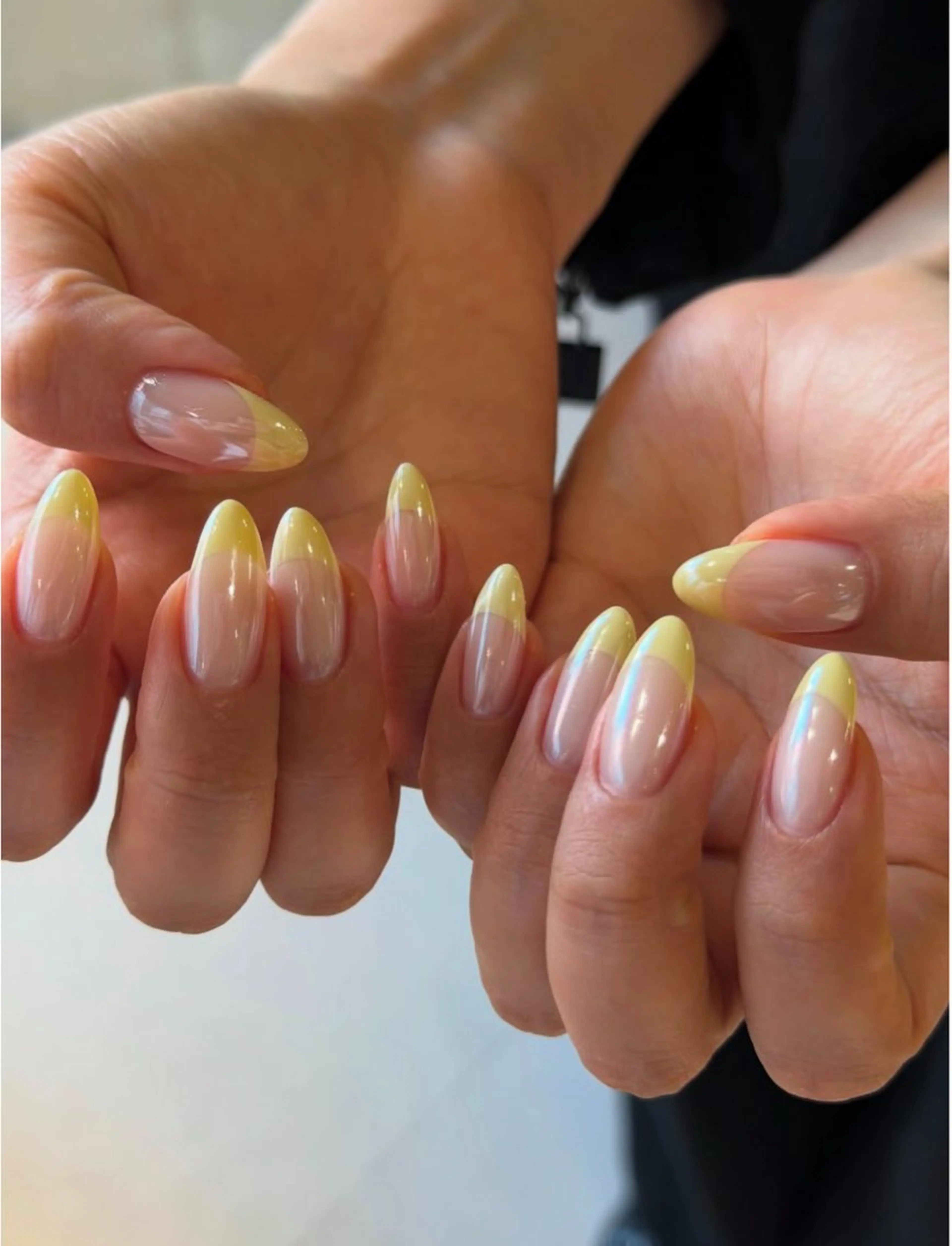 ネイル フレンチネイル ジェルネイル マグネットネイル 持ち込み ニュアンスネイル Na minのネイルデザイン