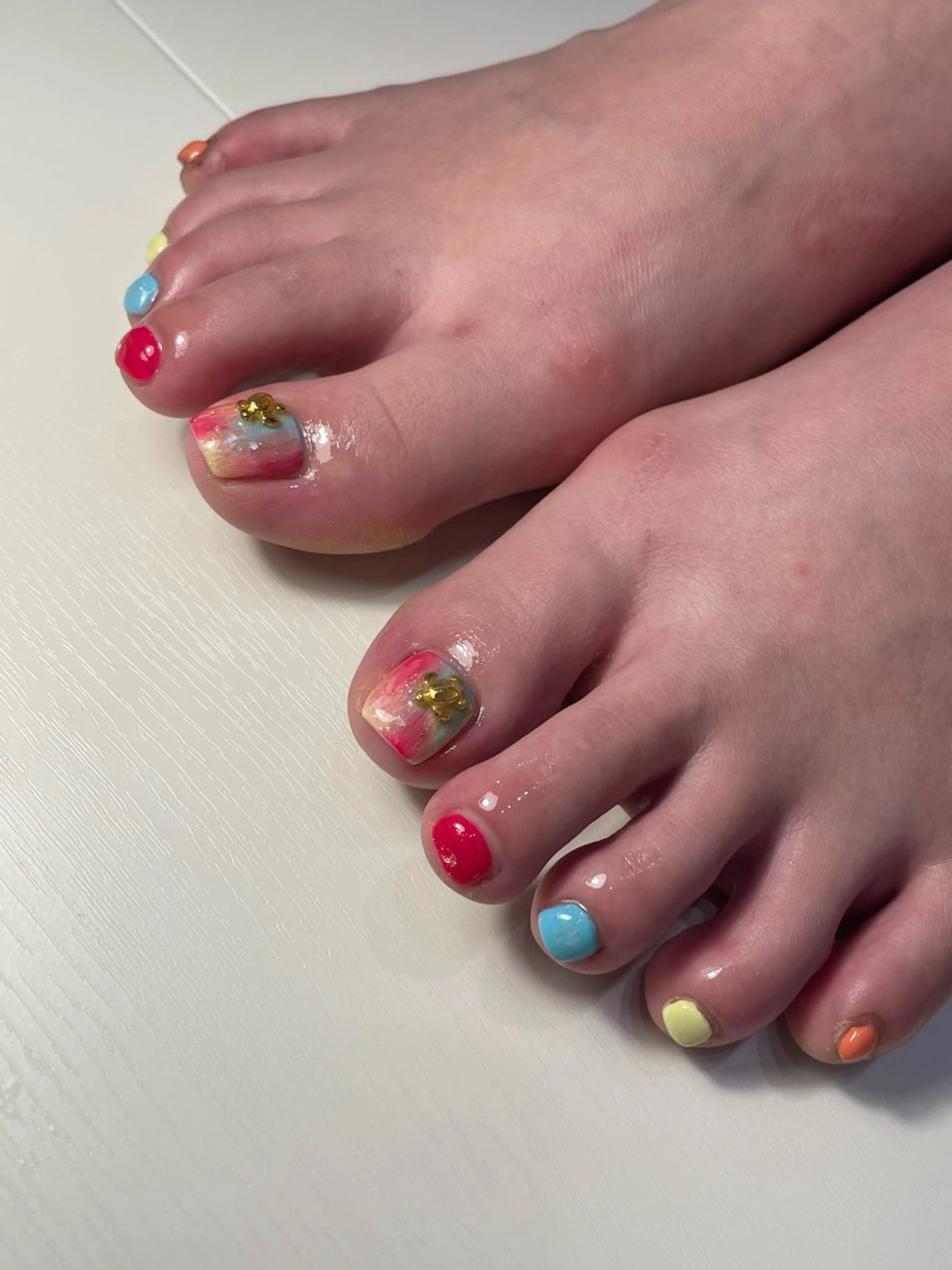 パラジェルfoot定額アートの写真