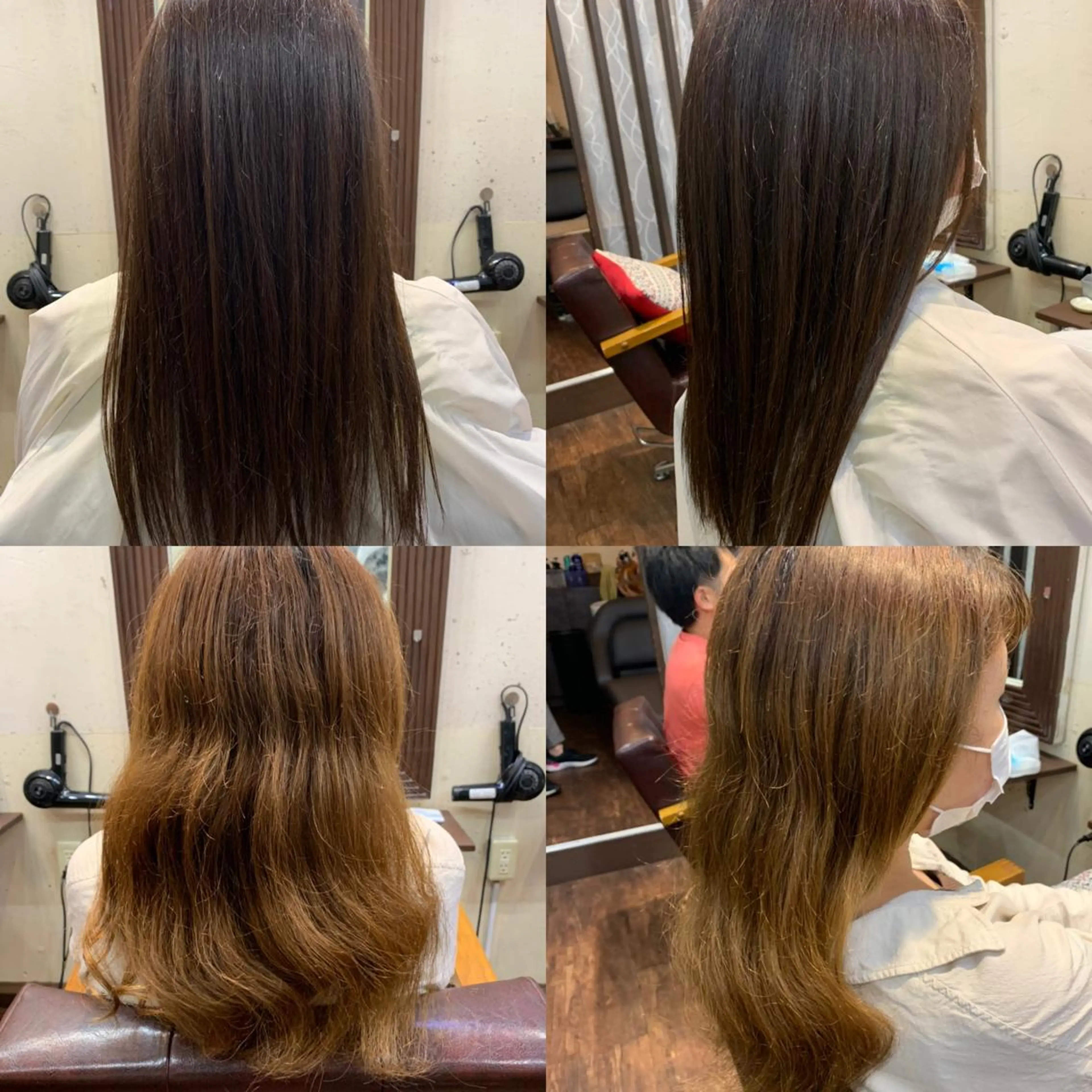 セミロング カラー ブラウンカラー 木村 瞬のヘアスタイル