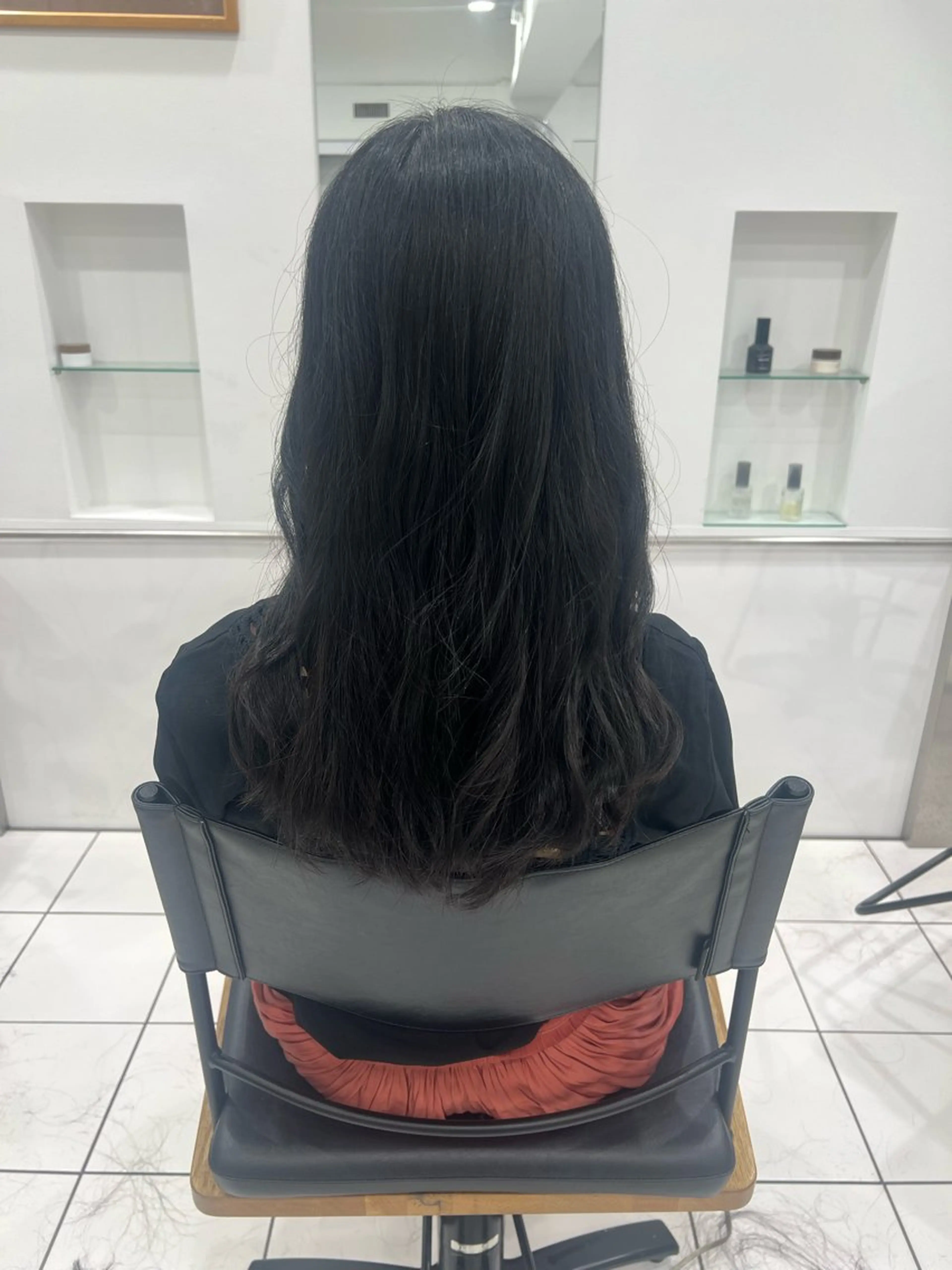 ロング カットカラー縮毛 モデル募集/鈴木のヘアスタイル