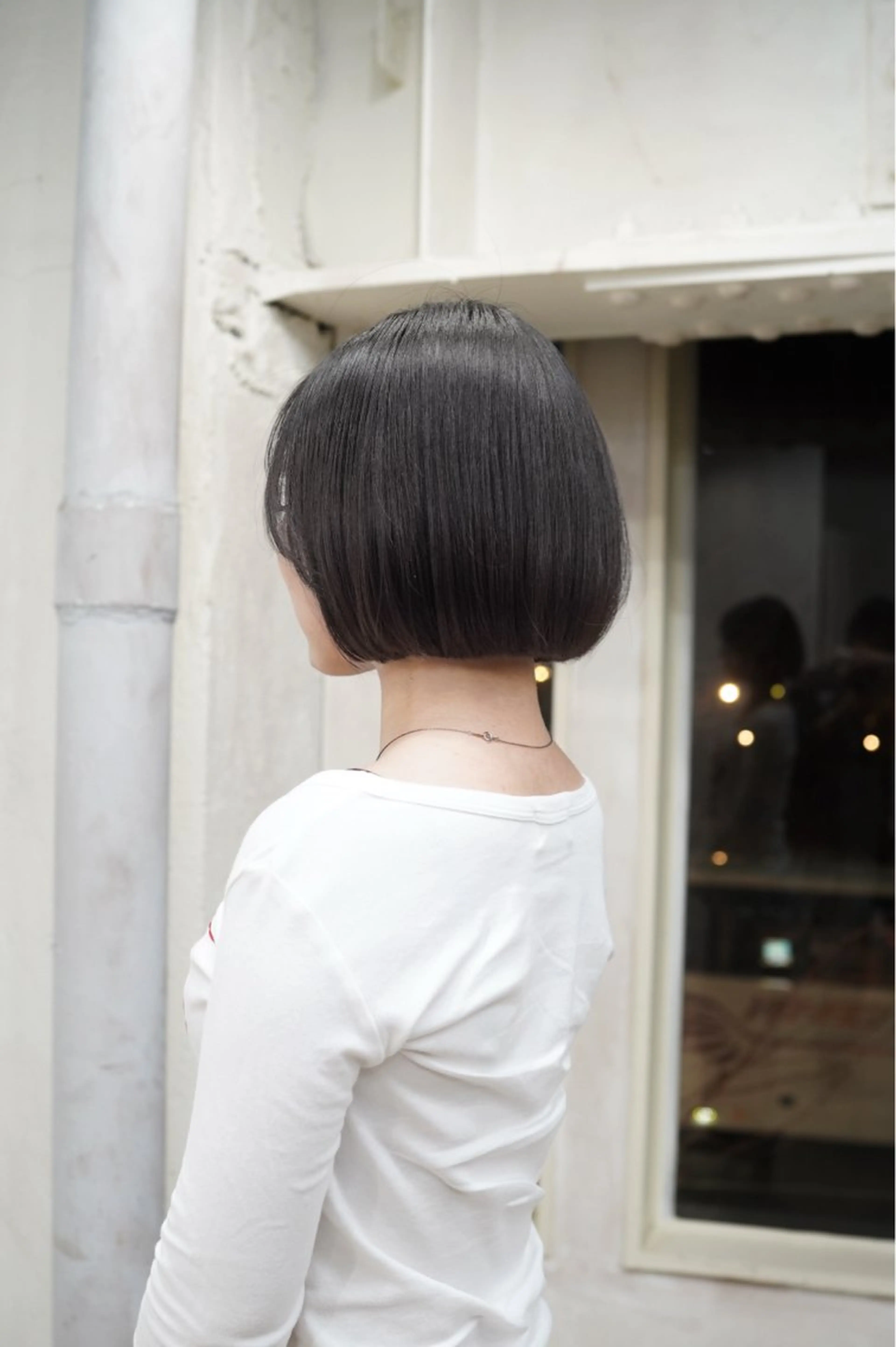 ショート ボブ レイヤーカット/ 艶カラー/みらいのヘアスタイル