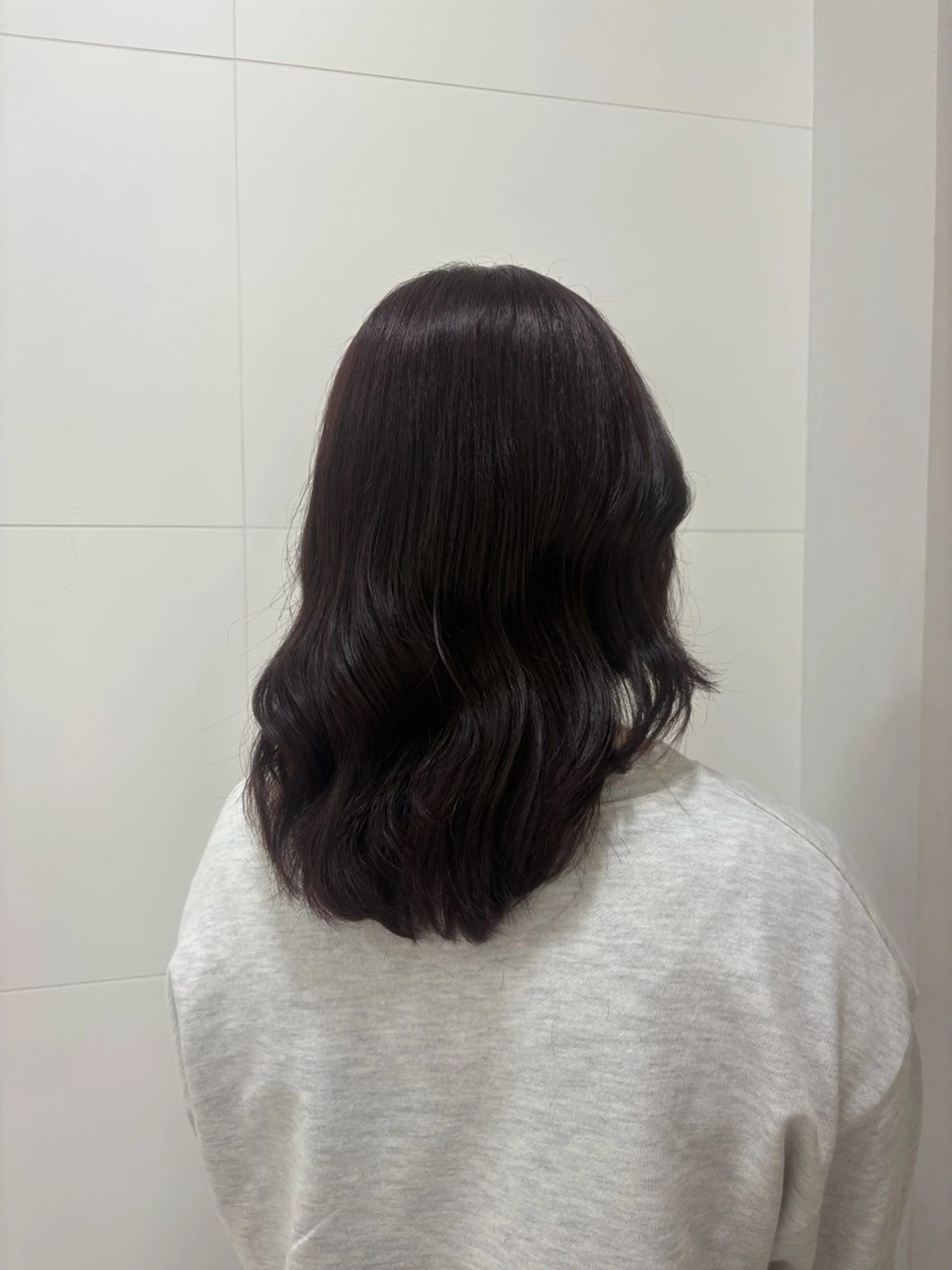 セミロング カラー カット ヘアカラー 透明感カラー🫧/ 艶感/ayanaのヘアスタイル