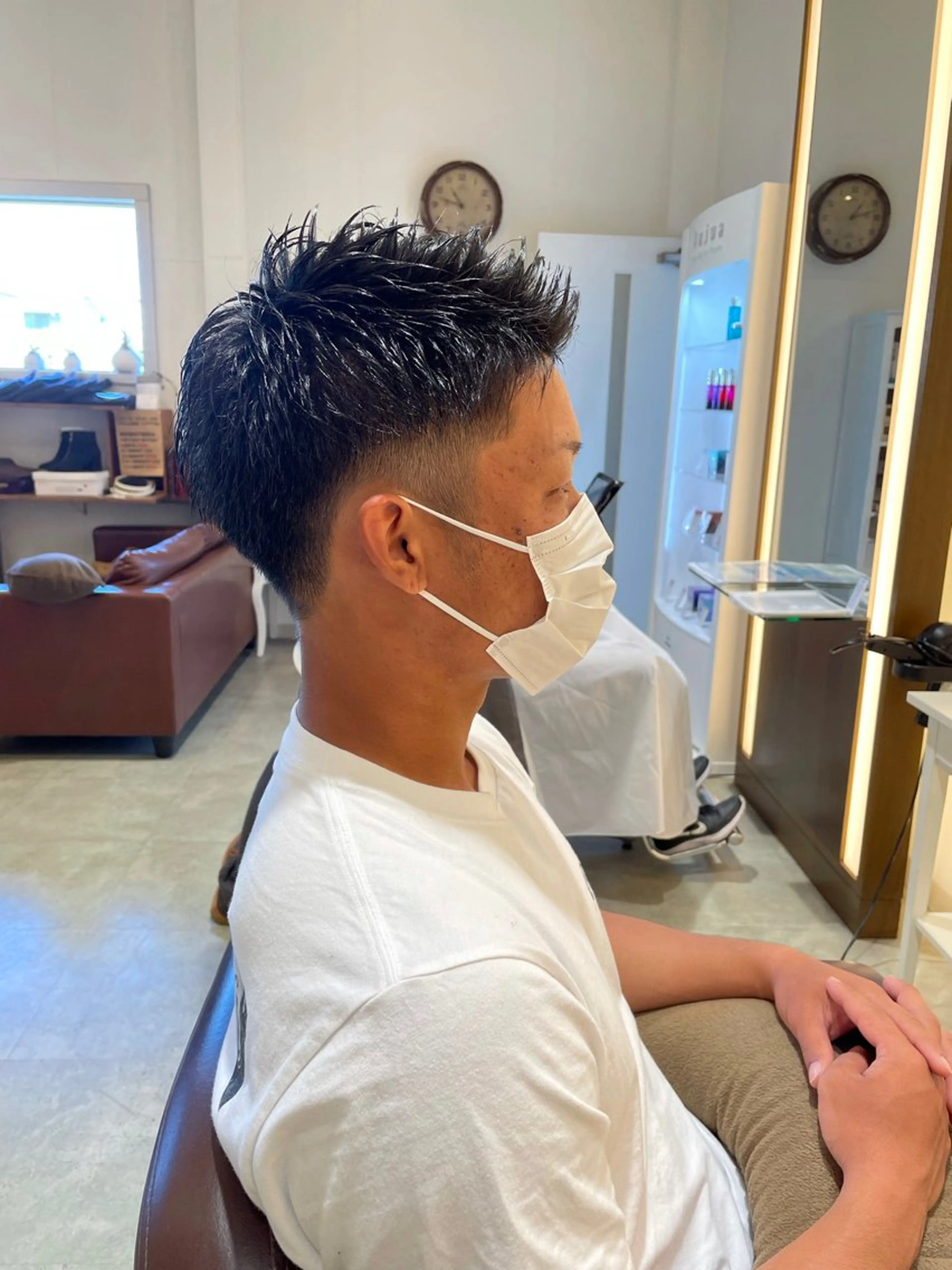 メンズ フェードカット 刈り上げ カット ヘッドスパ 片山 雄のヘアスタイル