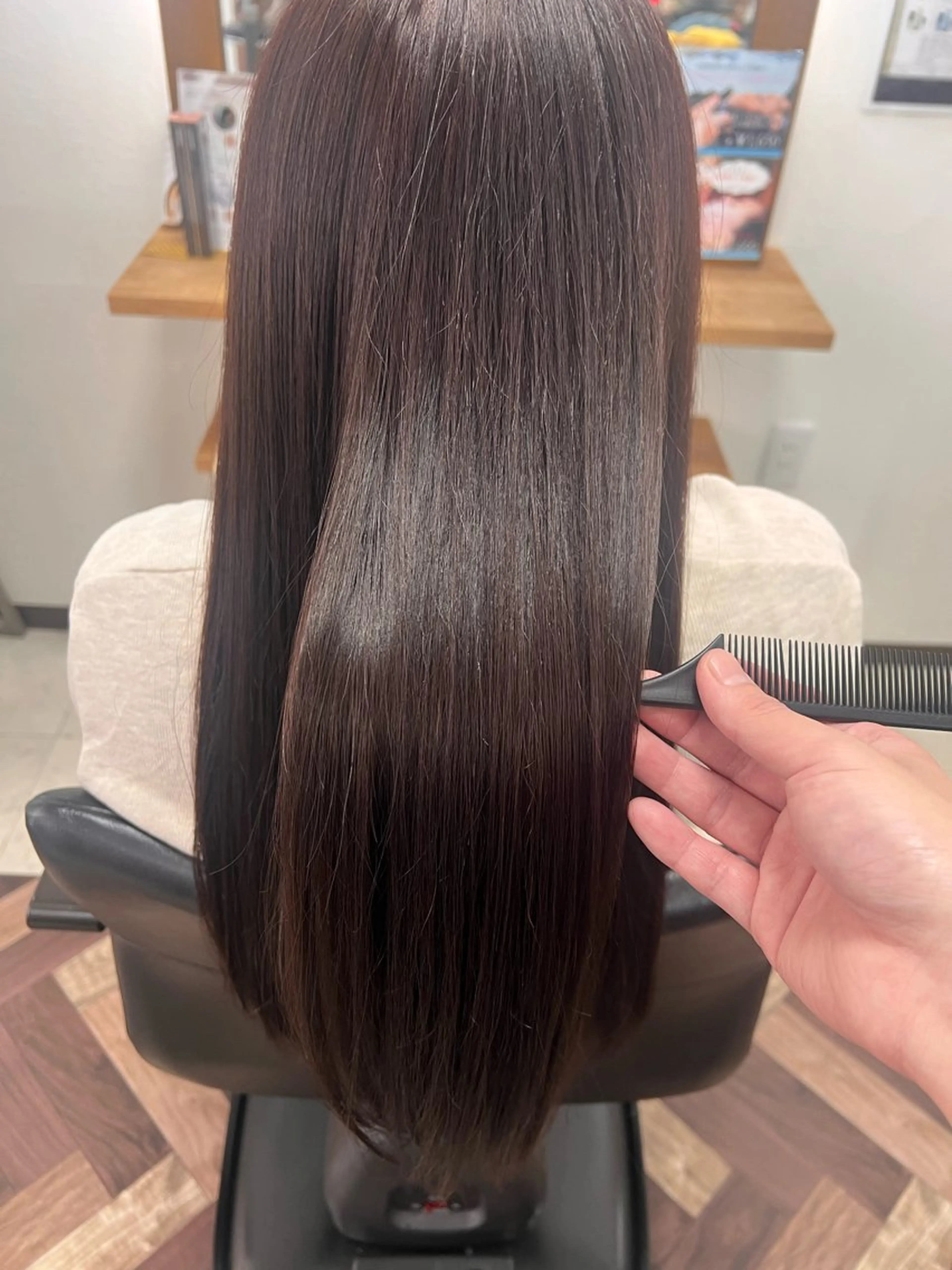 ロング トリートメント 髪質改善/マツパ 垢抜け透明カラー衣笠のヘアスタイル