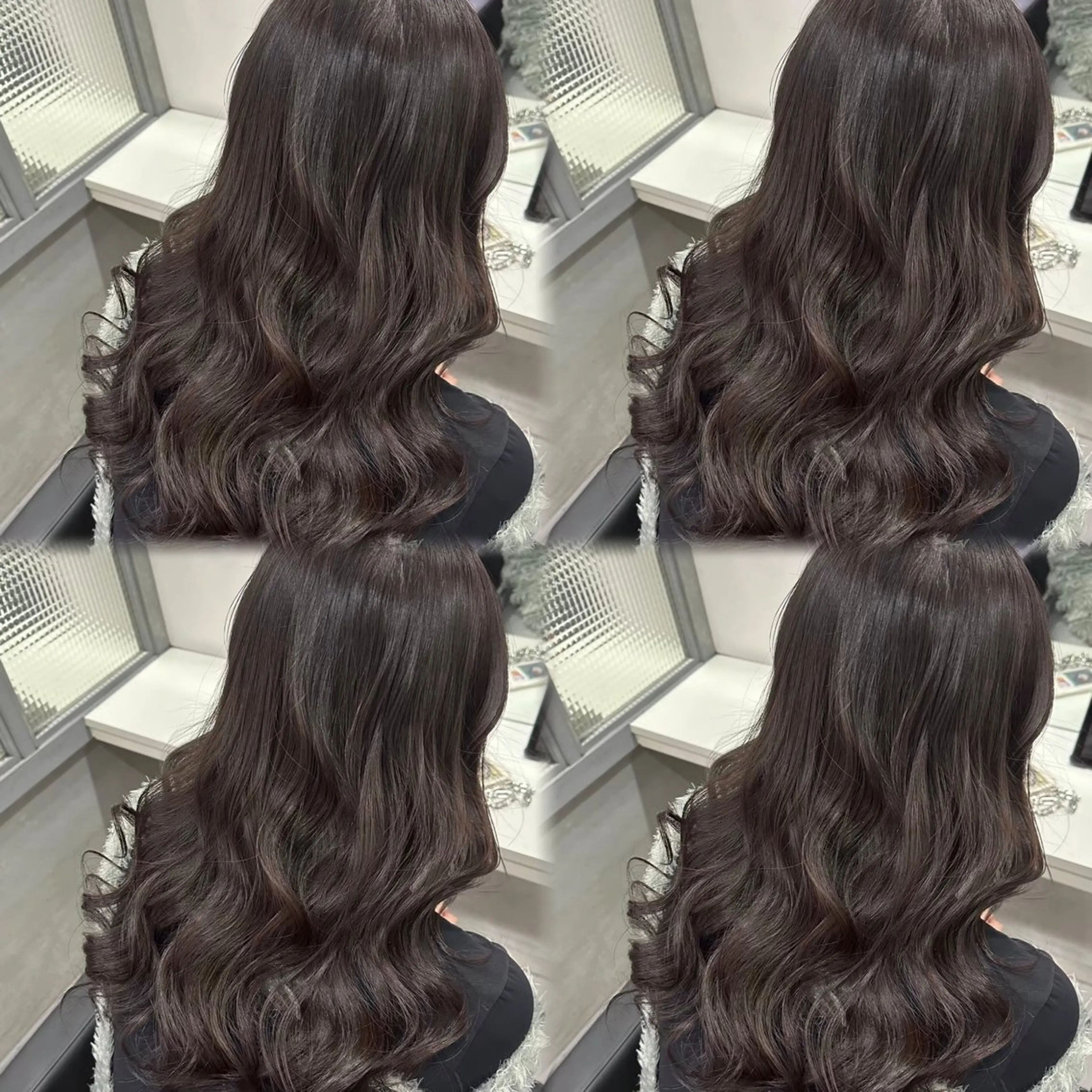 ロング カラー ヘアカラー トリートメント 🦋REISA🦋 エクステ×ハイトーンのヘアスタイル