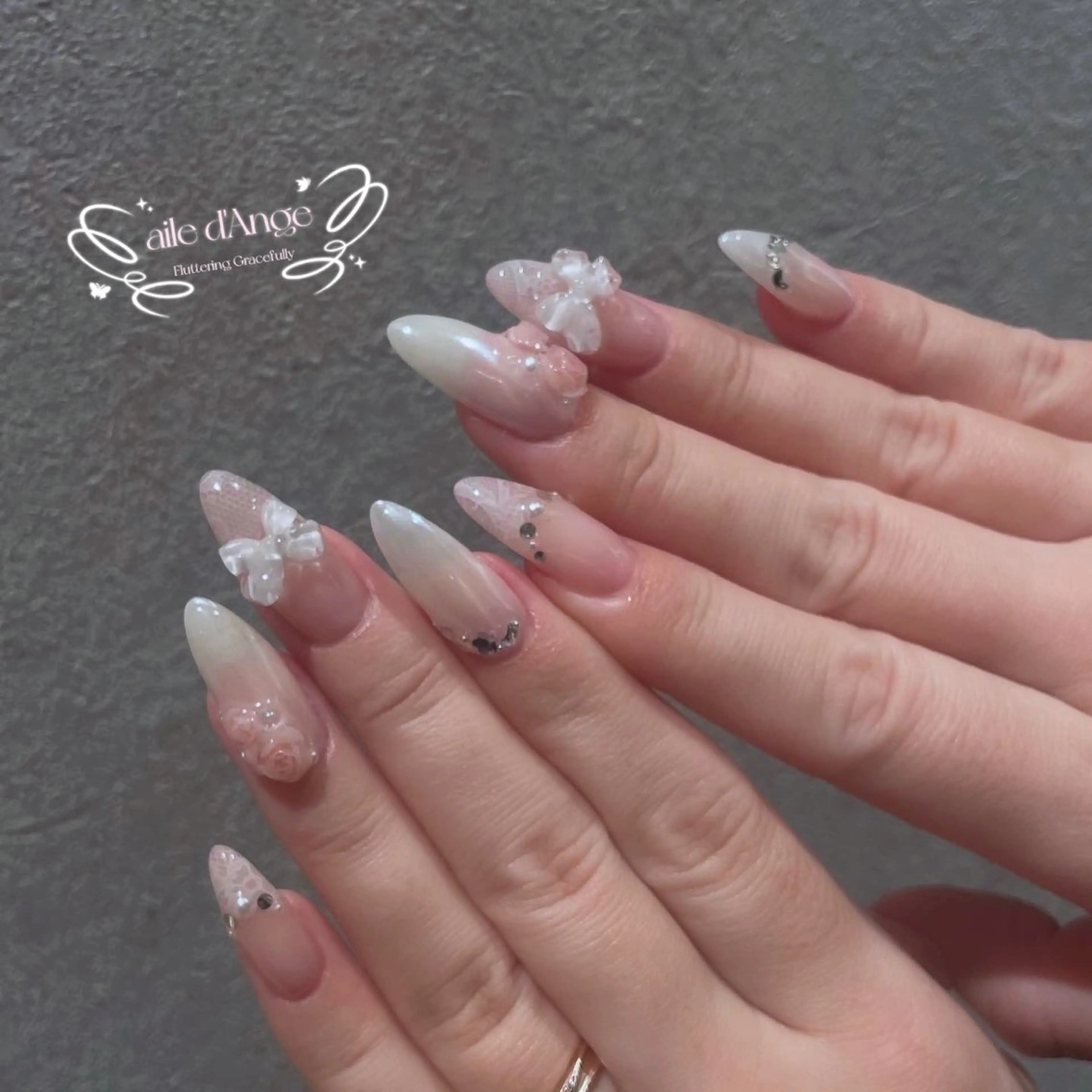 ネイル ハンドネイル フットネイル aile d'Ange所属・ailed'Ange 🍒miuのネイルデザイン