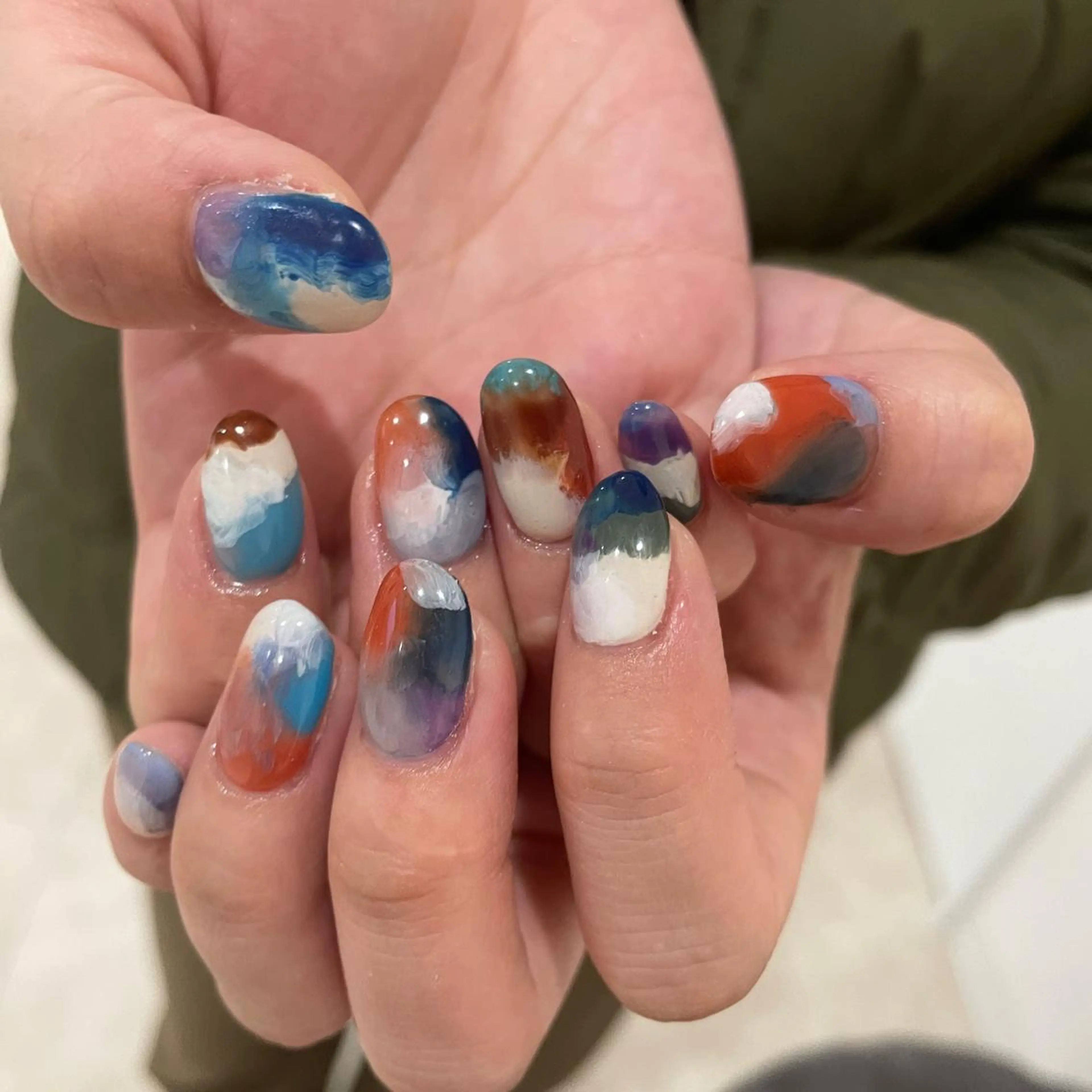 ネイル ゆびノさき茨木店 ニュアンス/アートのネイルデザイン