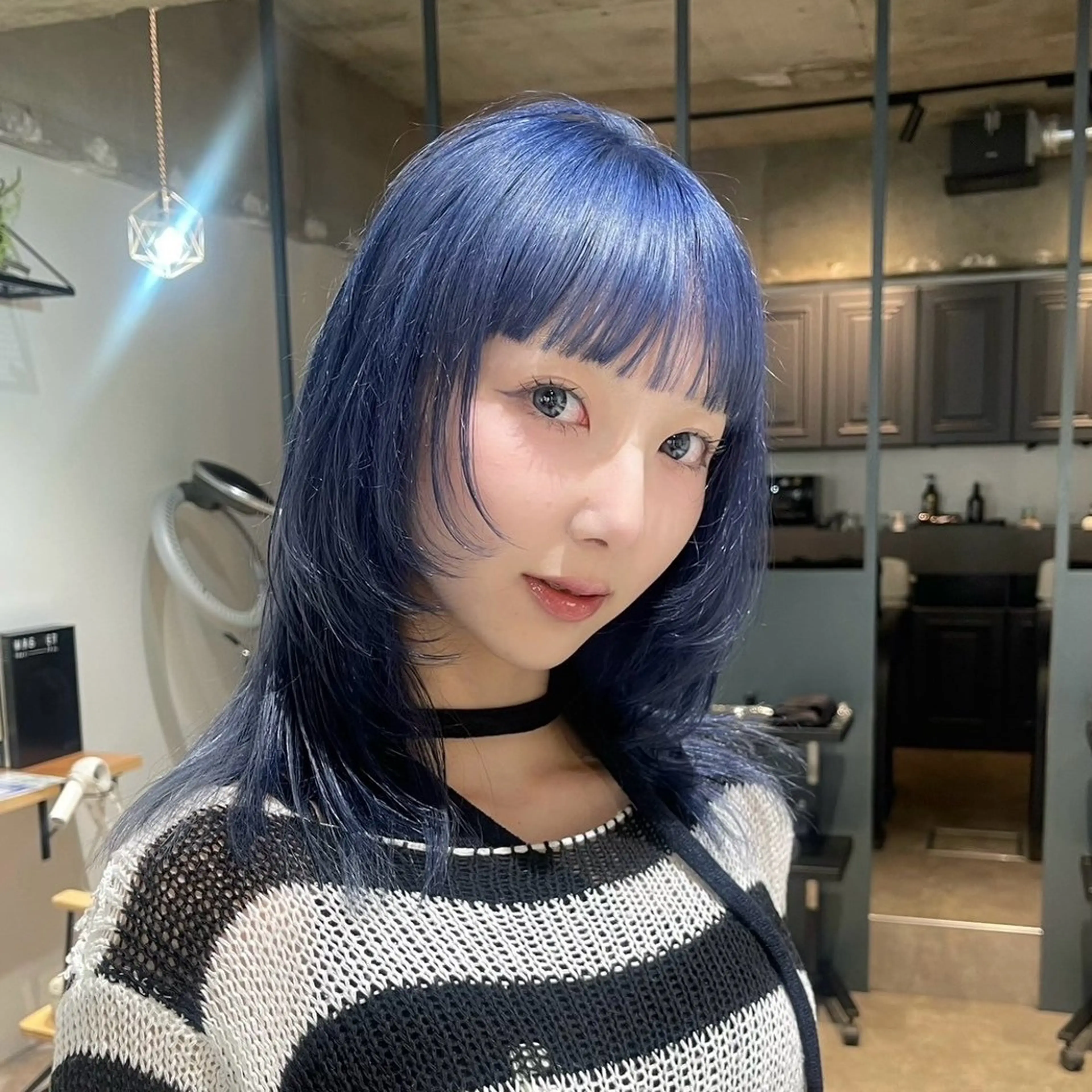 ミディアム カラー ヘアカラー ブリーチ/ カラー特化/美咲🫧のヘアスタイル