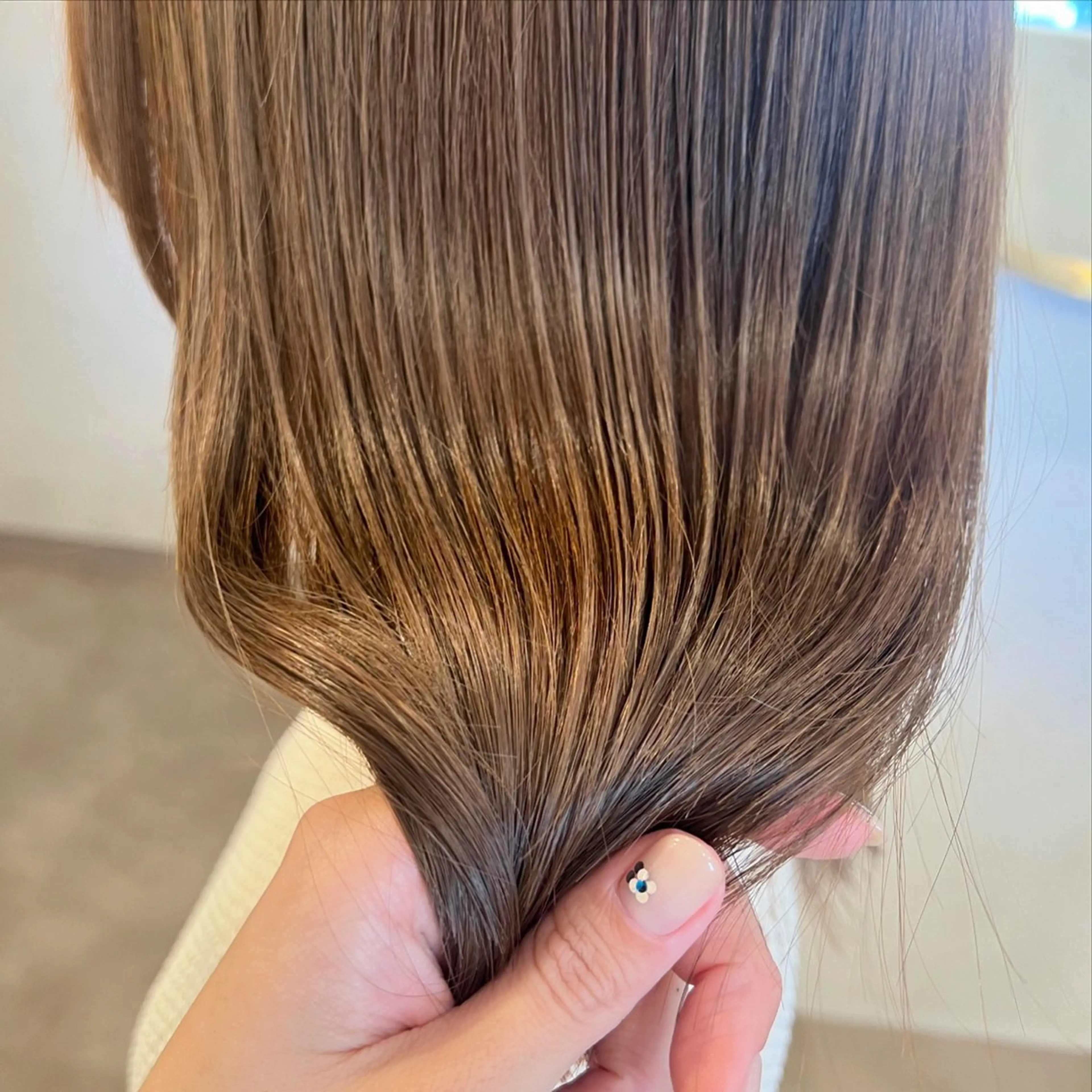 カラー ベージュカラー ブリーチ ブリーチなしカラー 縮毛矯正/髪質改善 riwaのヘアスタイル