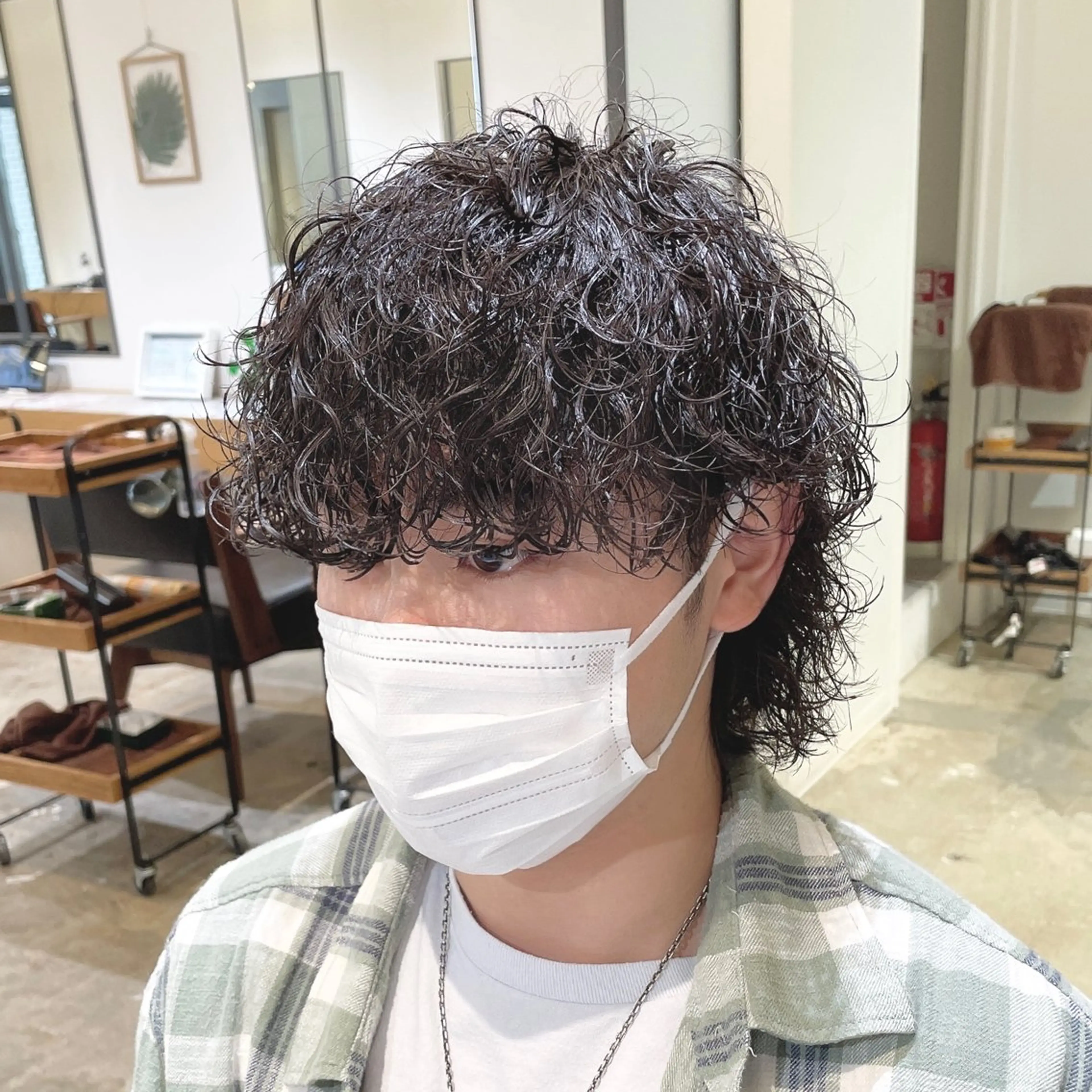 パーマ メンズ 波巻きパーマ 🏝🌞メンズ人気 平澤日向🌞🏝のヘアスタイル