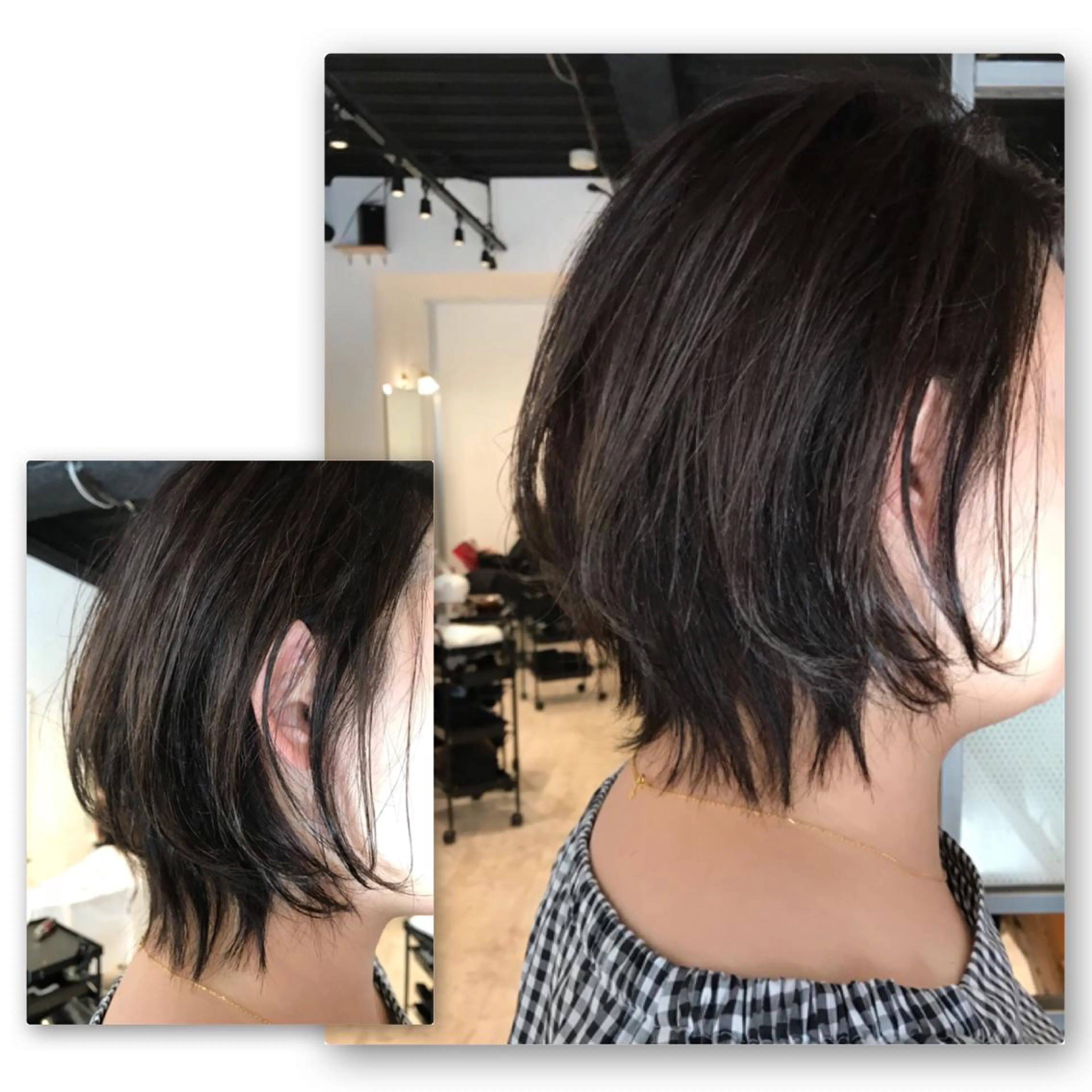 ショート カラー パーマ アッシュ 透明感カラー ショートヘア 二児のパパで店長な 戸田健治のヘアスタイル