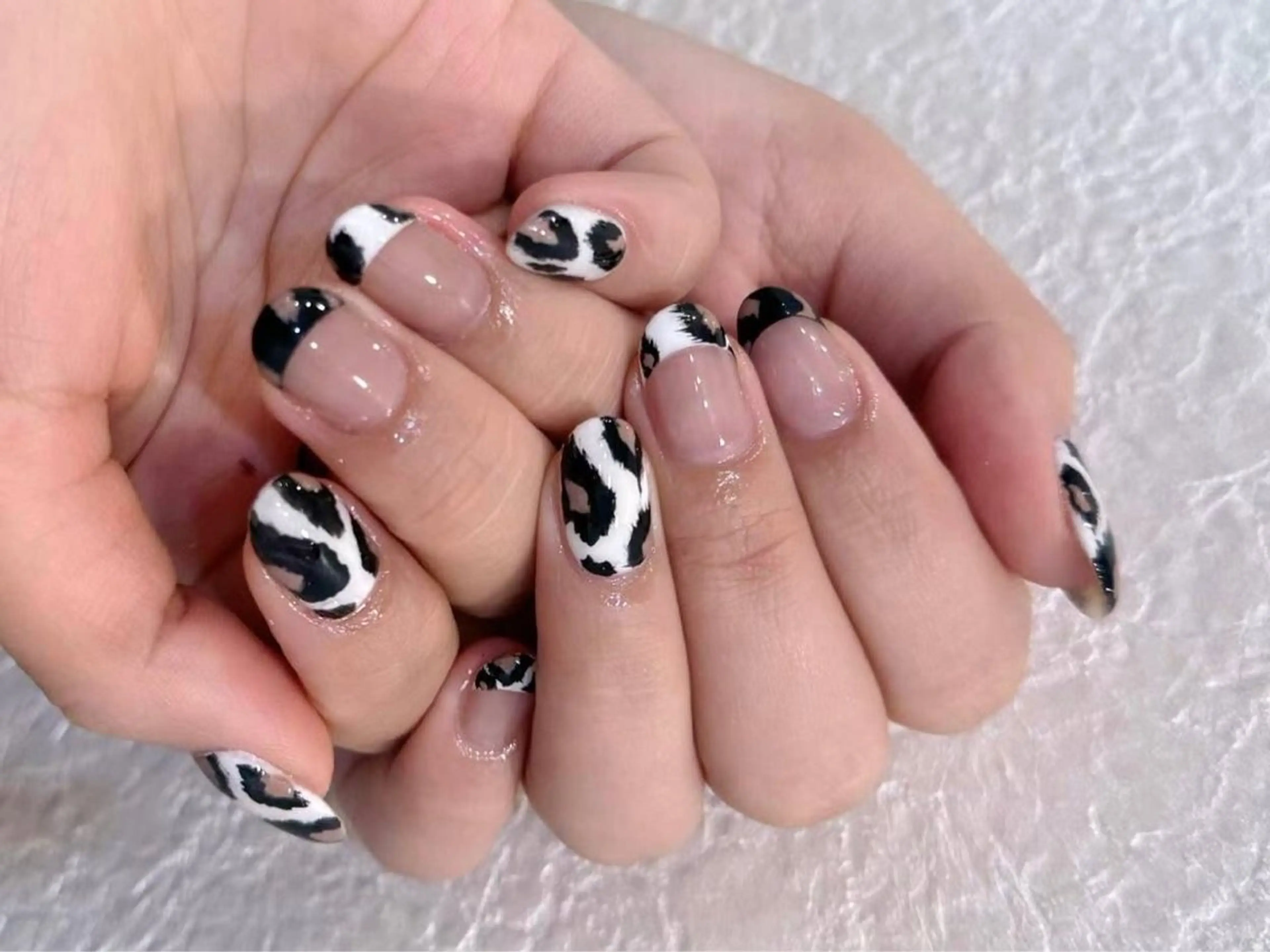 ネイル アニマル柄 アートネイル フラワーネイル フットネイル ジェルネイル babarla Nailのネイルデザイン