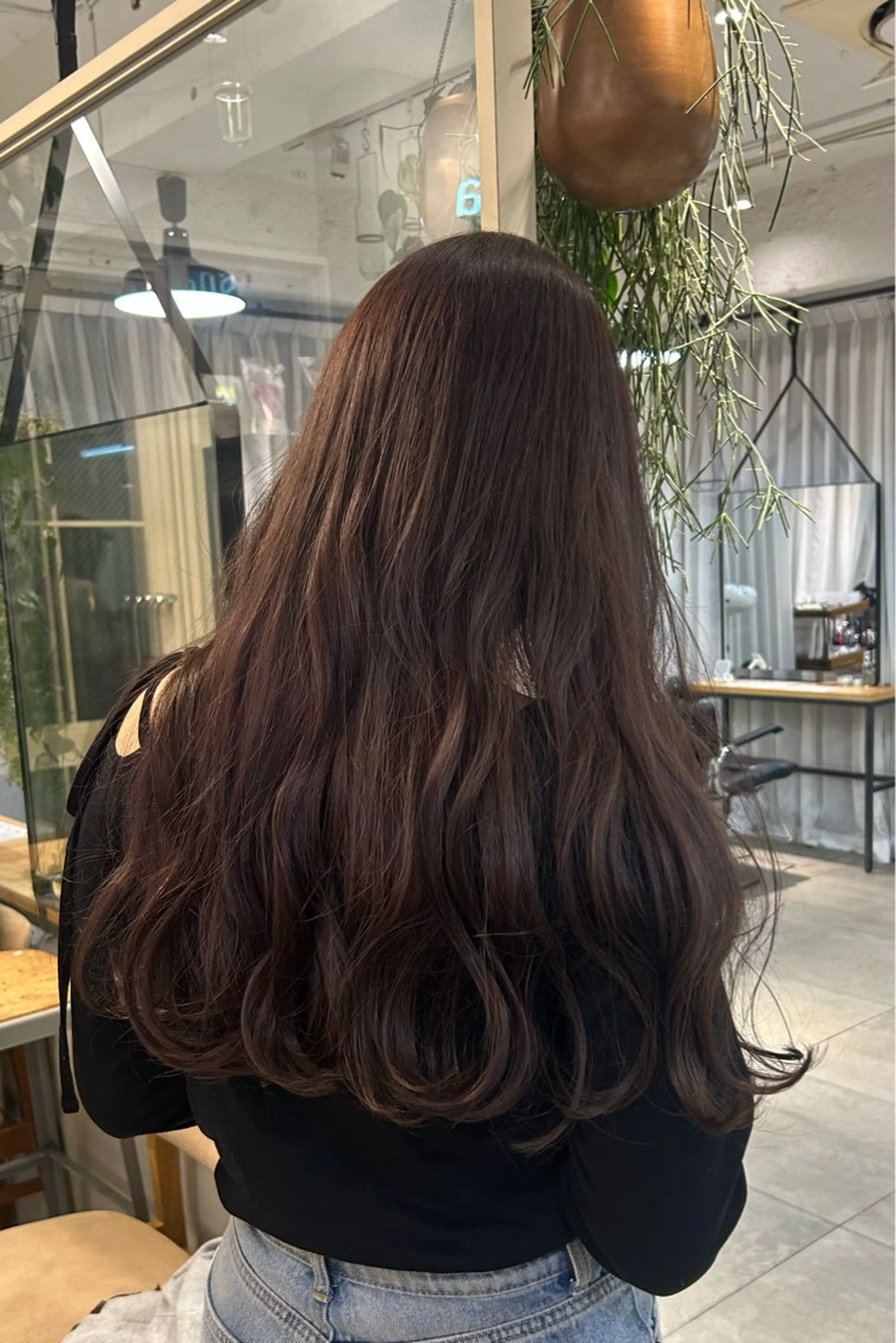 ロング ヘアカラー トリートメント じゅわっと暖色カラー 🍊Moemiのヘアスタイル