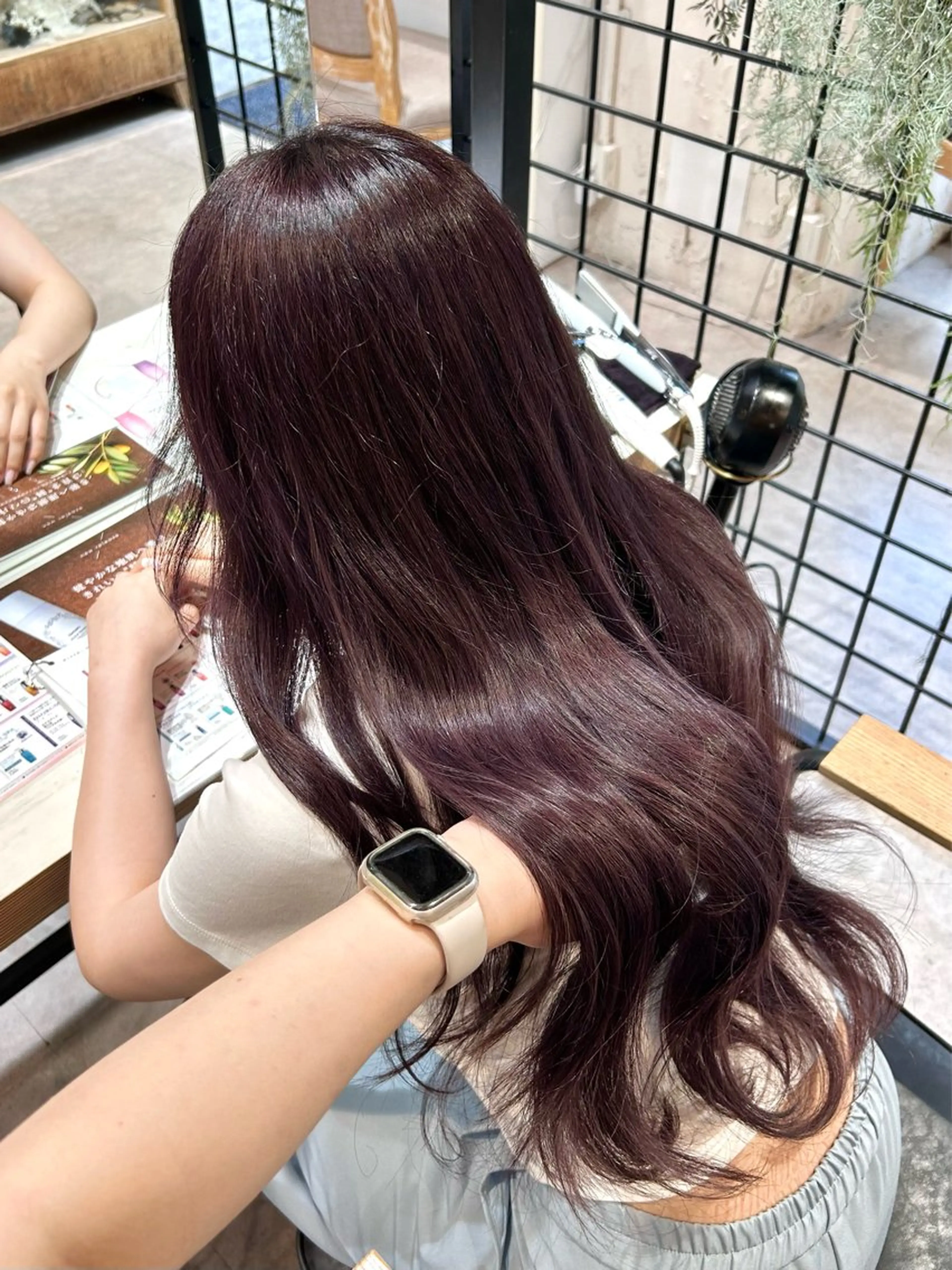 ロング カラー ブリーチ ラベンダーカラー ヘアカラー レイヤー/nail COCOROのヘアスタイル