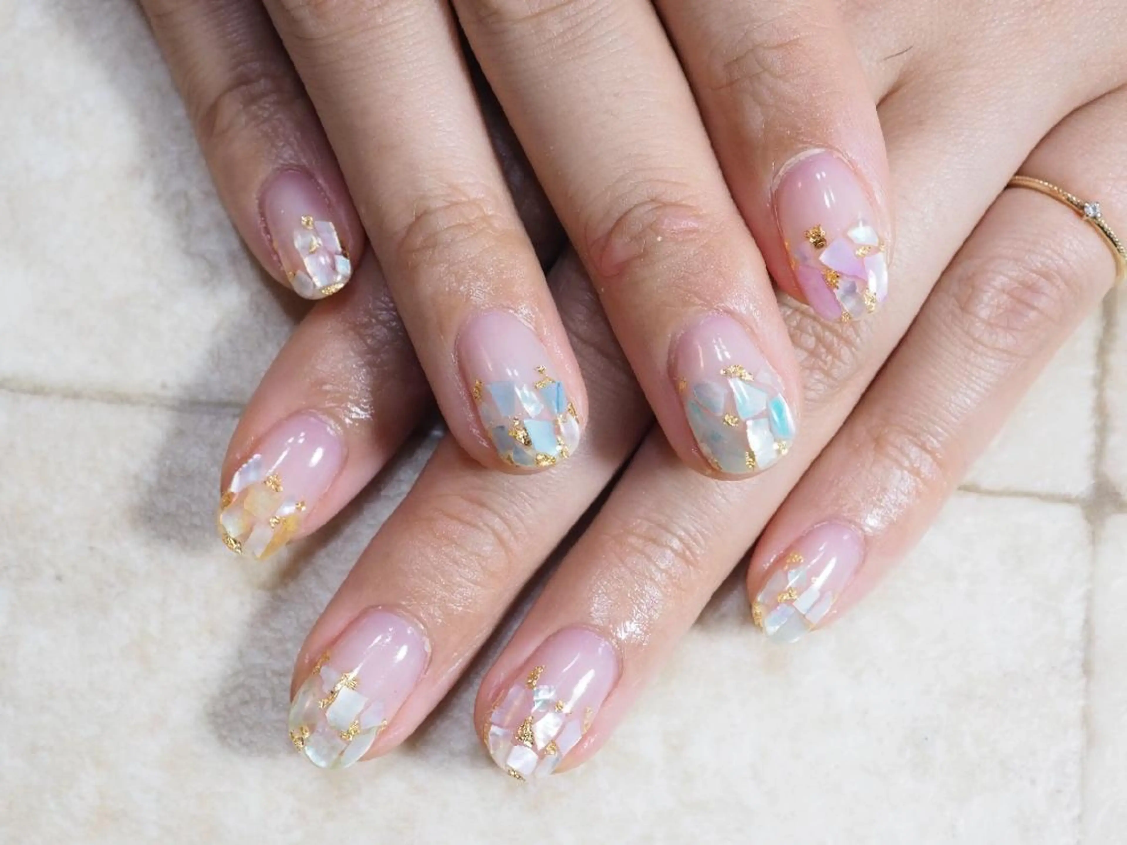 キラキラ✦シェルグラデ✦の写真