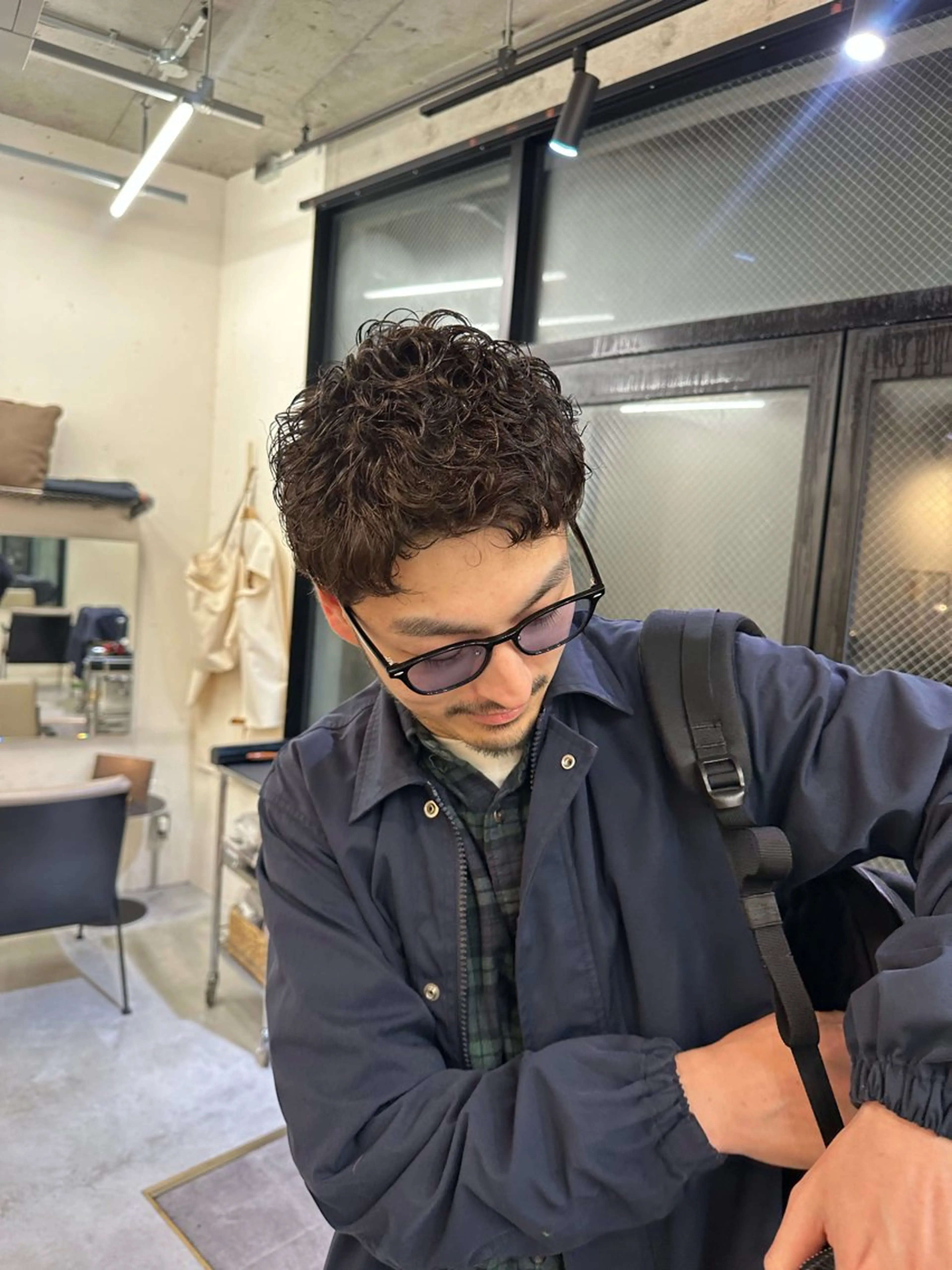 【🫐メンズ限定】カット＋パーマ＋トリートメントの写真