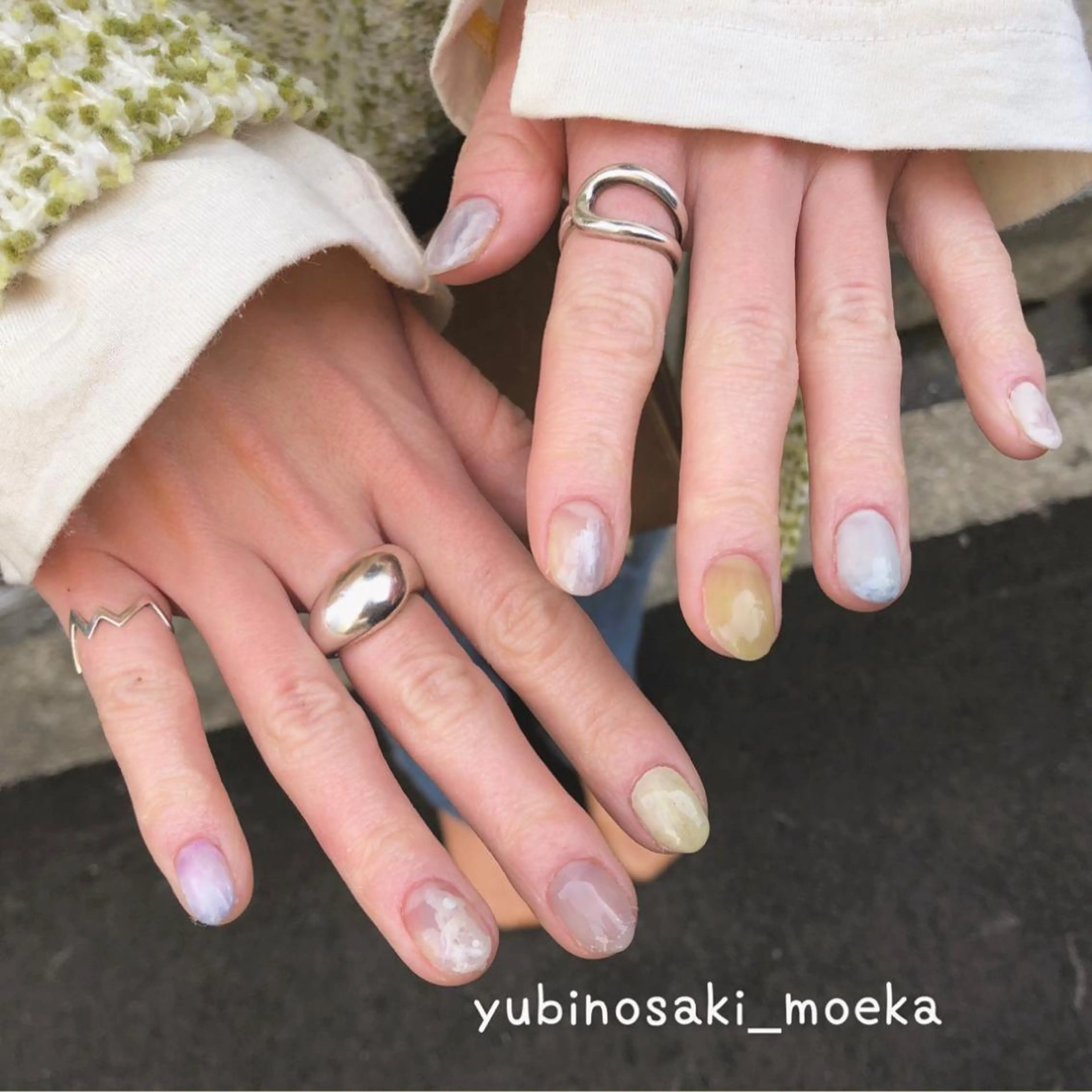 ネイル ゆびノさき茨木店 ニュアンス/アートのネイルデザイン