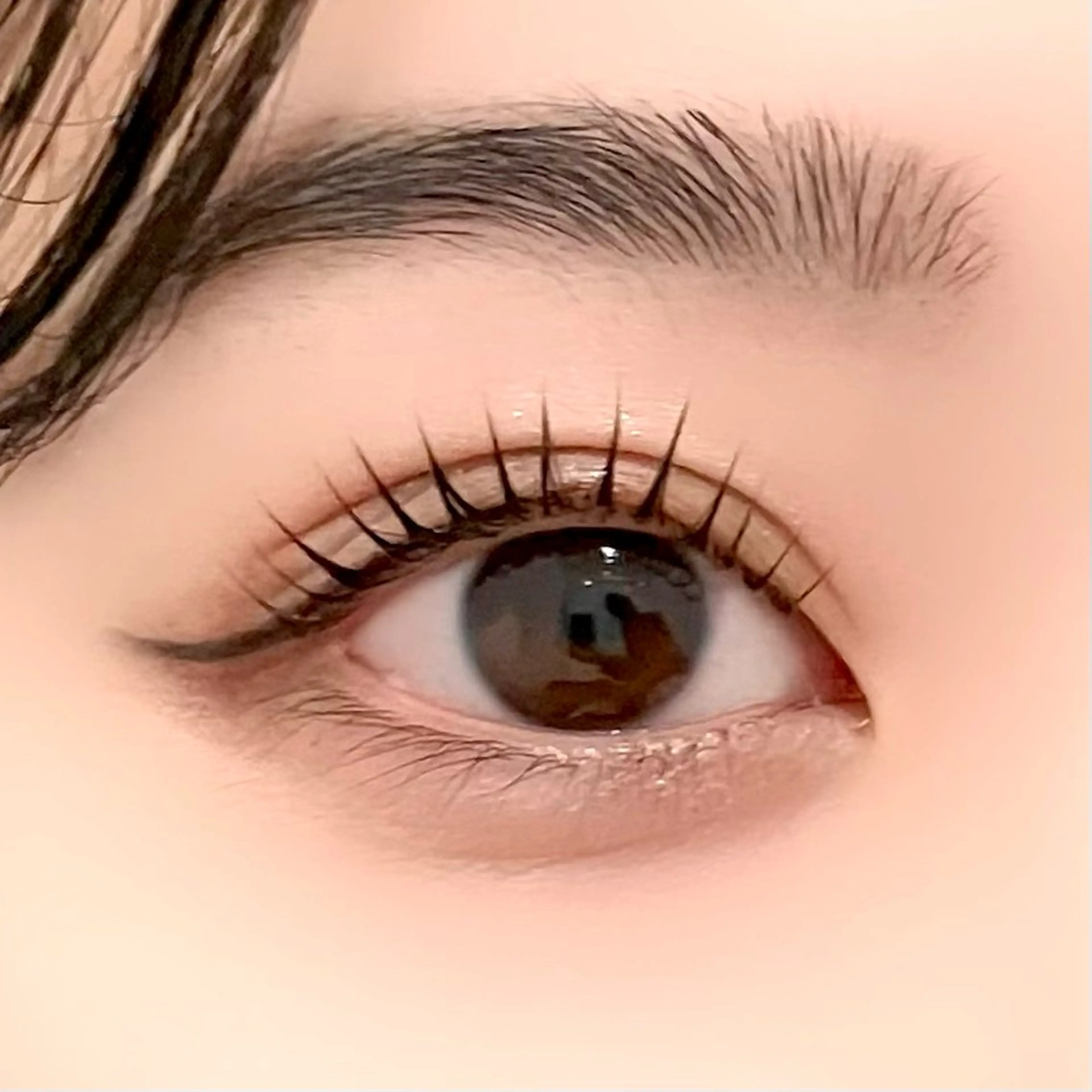 マツエク・マツパ 束感まつ毛 パリジェンヌラッシュリフト まつげパーマ 一重×まつ毛パーマ 束感まつげ｜ユキ 高評価｜堀江のマツエク・マツパデザイン