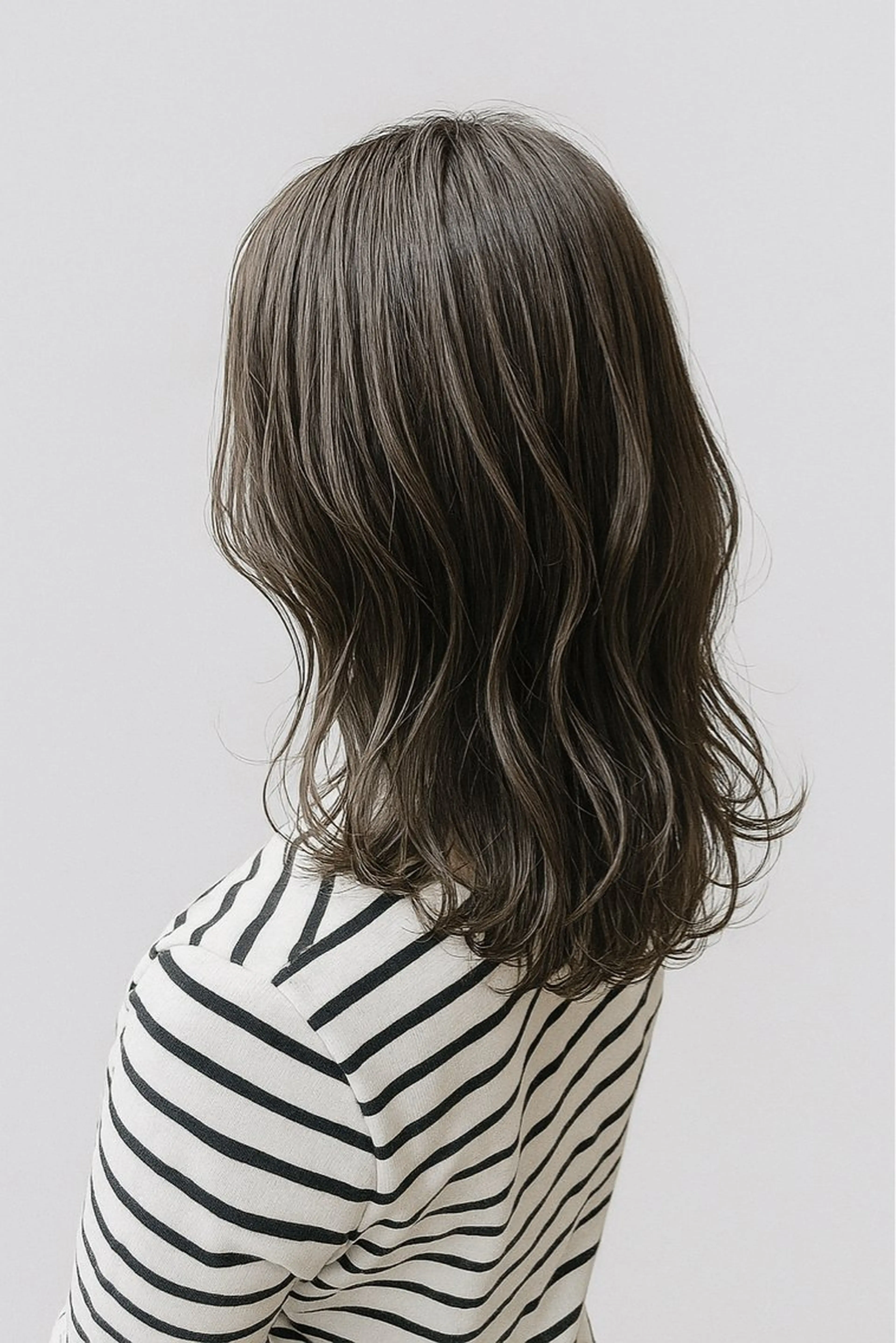 ミディアム ボブレイヤー ミディアムパーマ ミストバング ボブ ハイライト The Apartment of Solon Citta 船橋609所属・髪質改善/縮毛矯正/ 美髪/個室/ハラのヘアスタイル