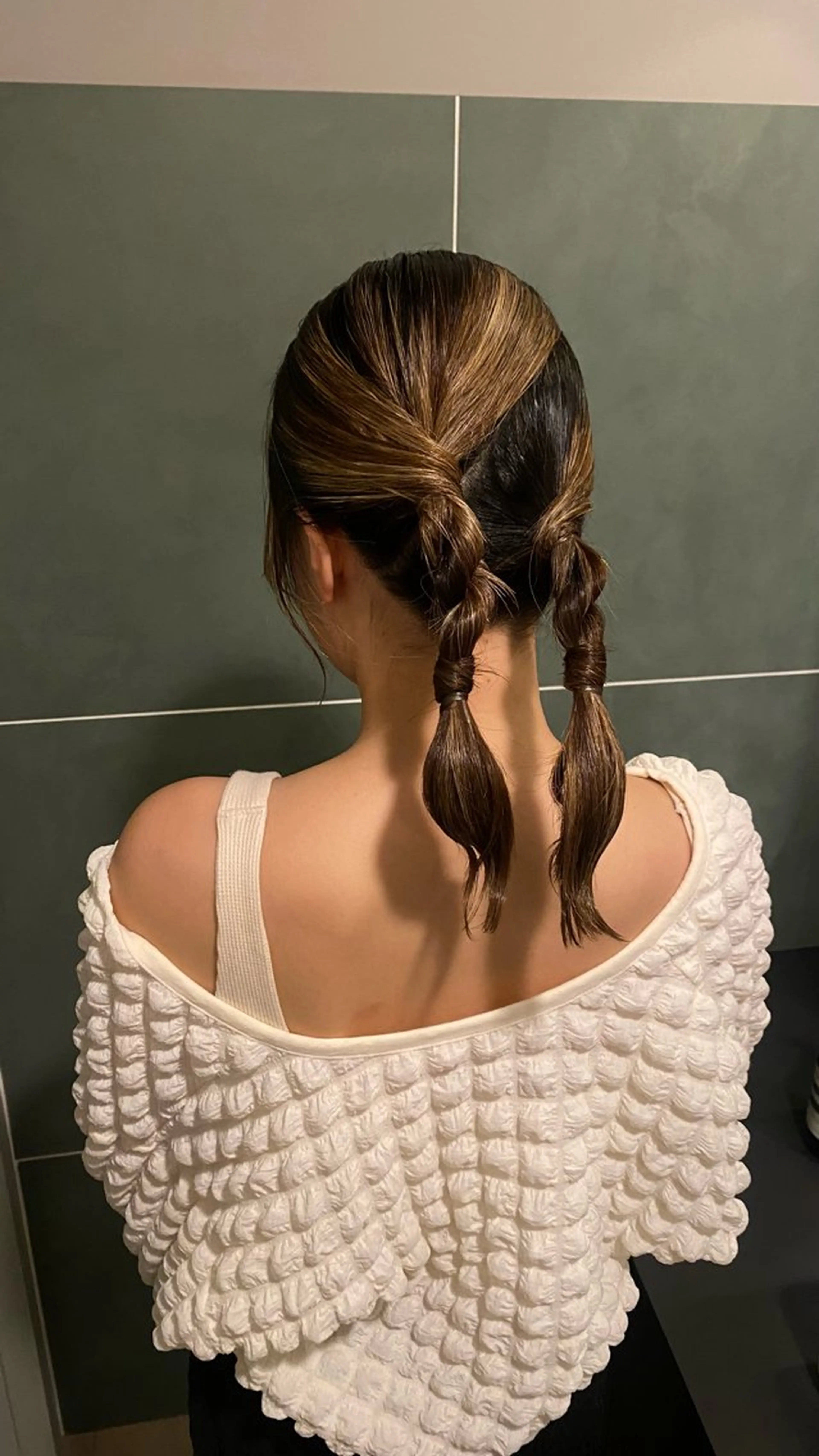 セミロング 黒木 心温のヘアスタイル