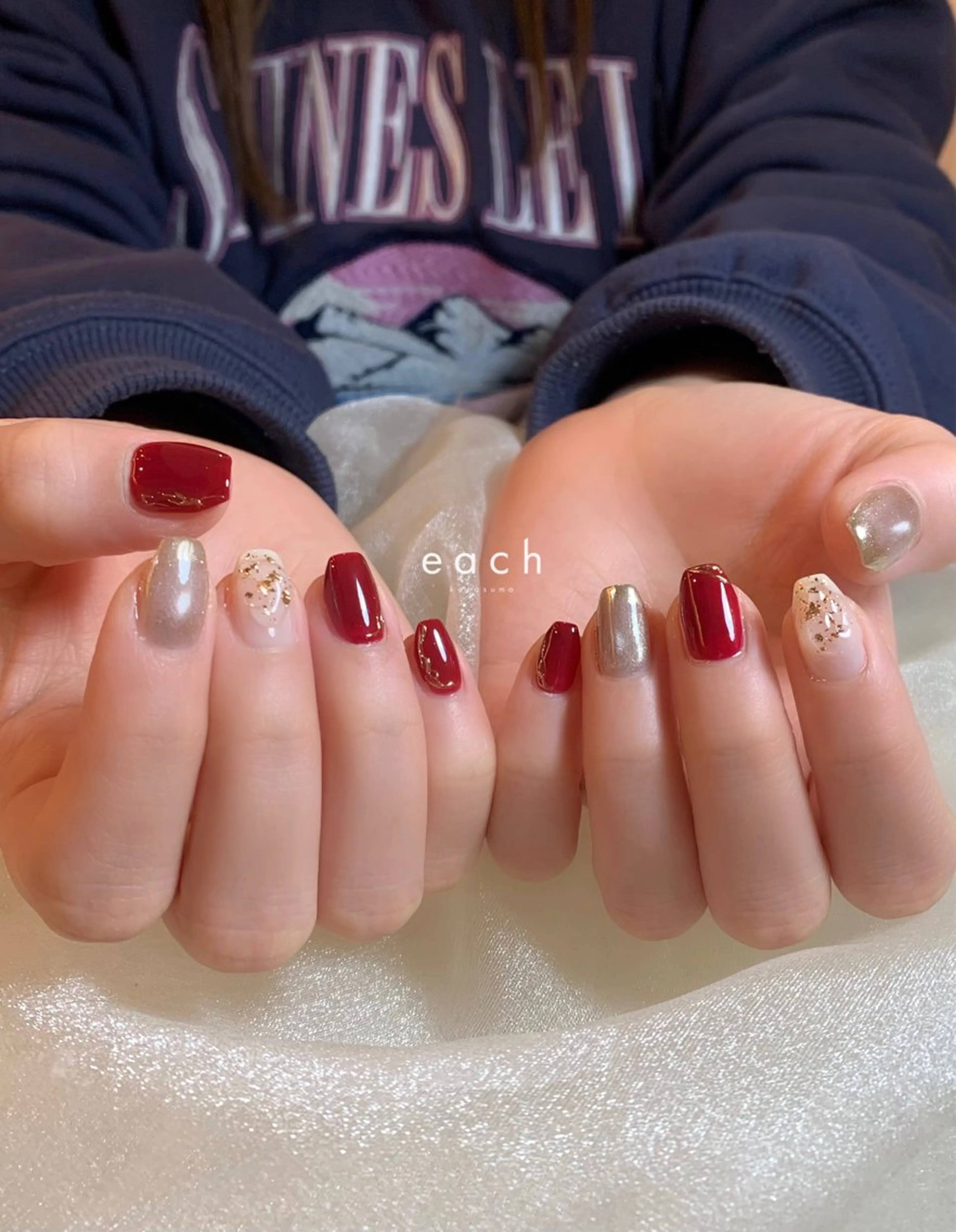 ネイル 卒業式 each Hibikiのネイルデザイン