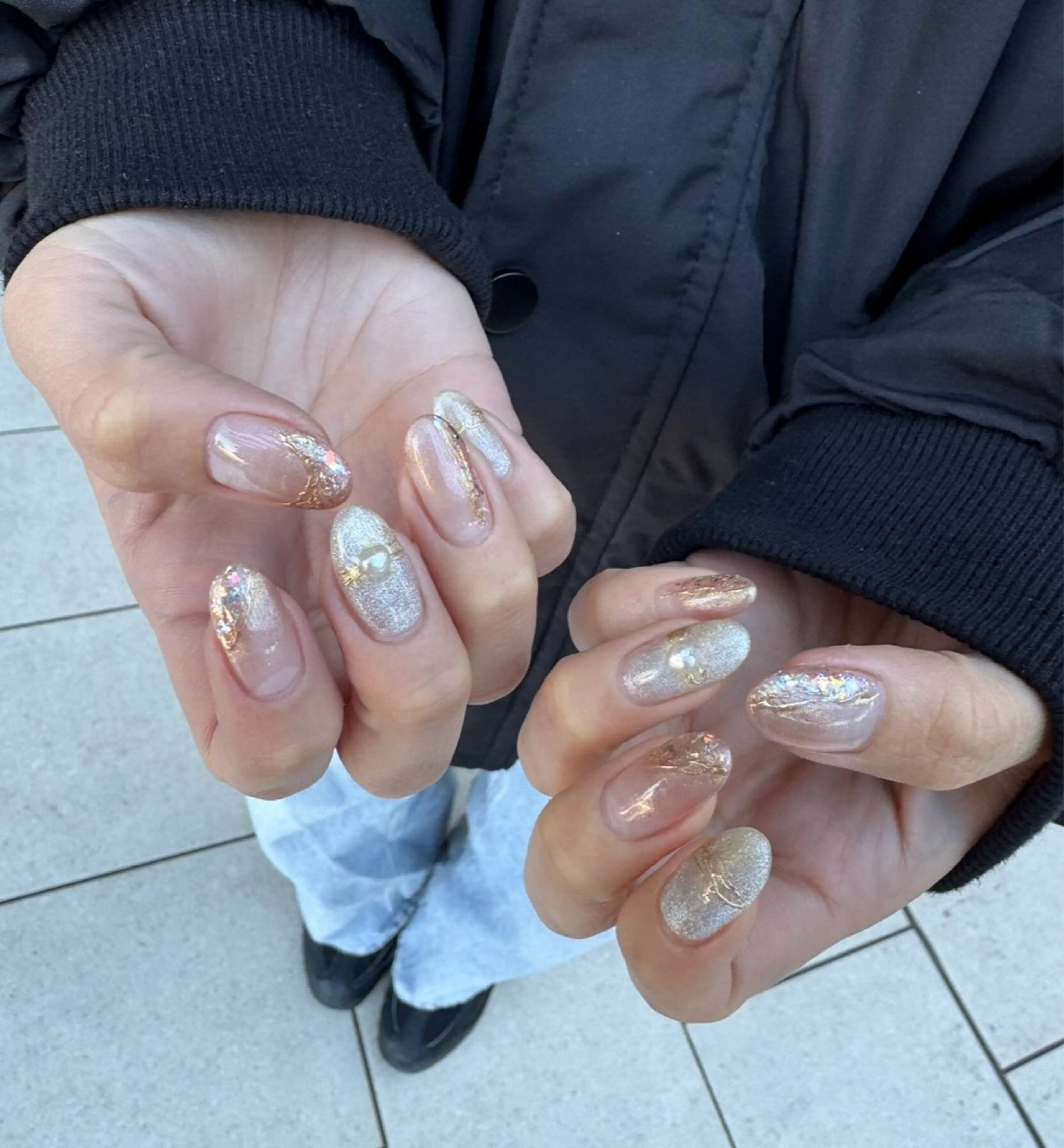 ネイル 成人式 キラキラネイル ニュアンスネイル オフィスネイル シンプルネイル ハンドネイル ハンドケア 爪育成💎ネイル サロン&スクールのネイルデザイン
