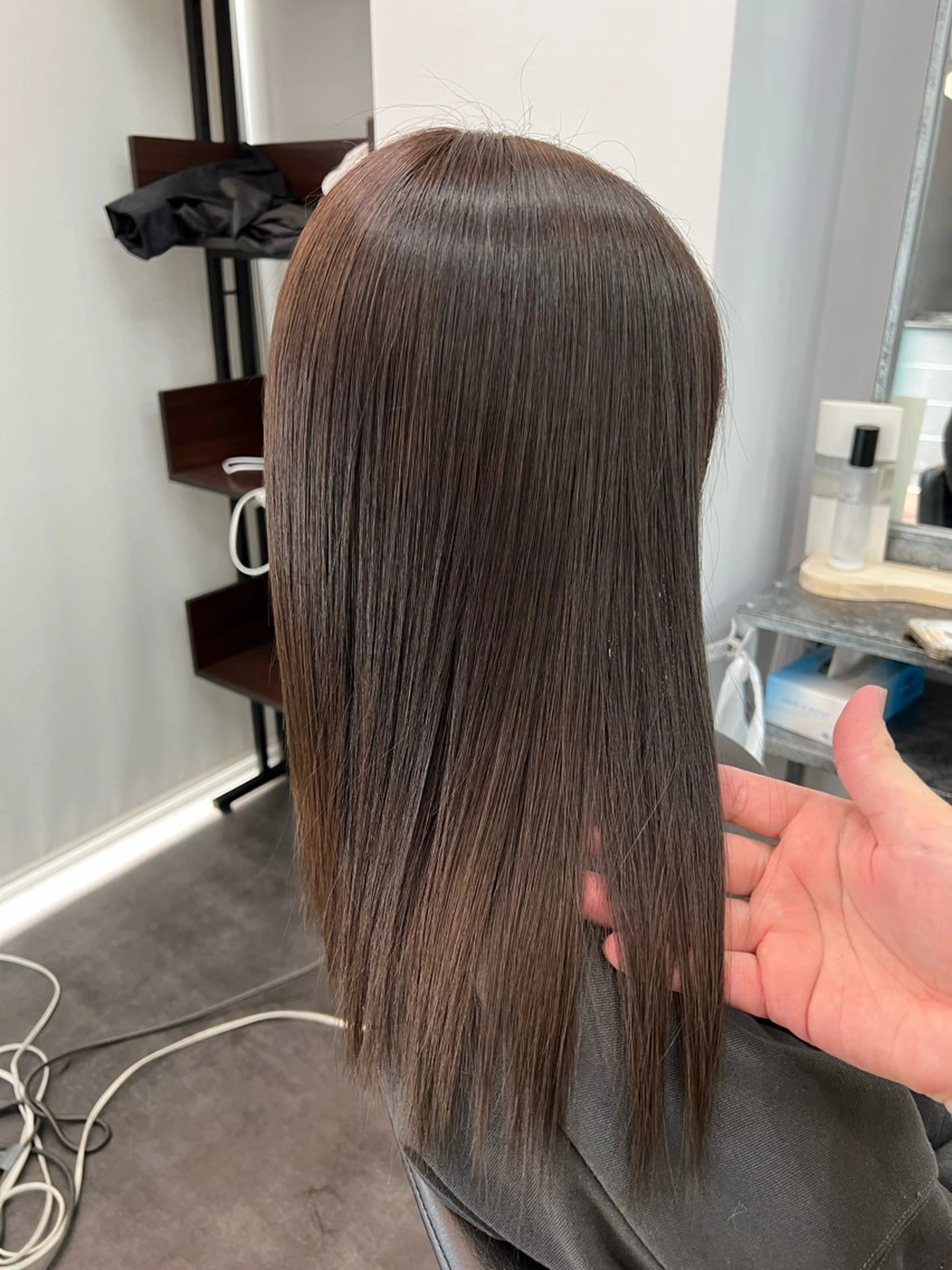 ミディアム カラー ヘアアレンジ ヘアカラー トリートメント 大塚 貴之のヘアスタイル