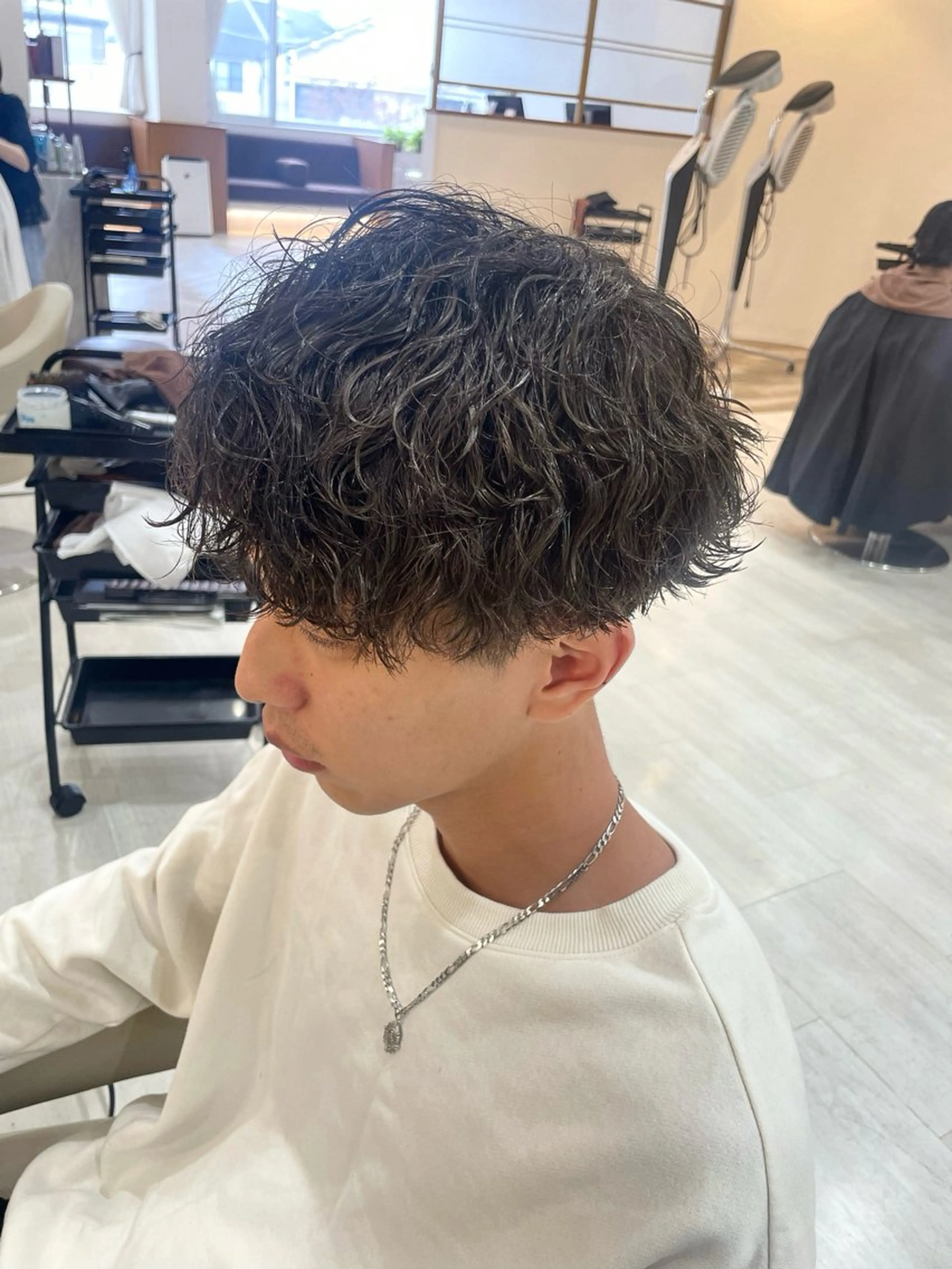 【🔥メンズ限定】カット&ケアパーマ（なんでも◎）&トリートメントの写真