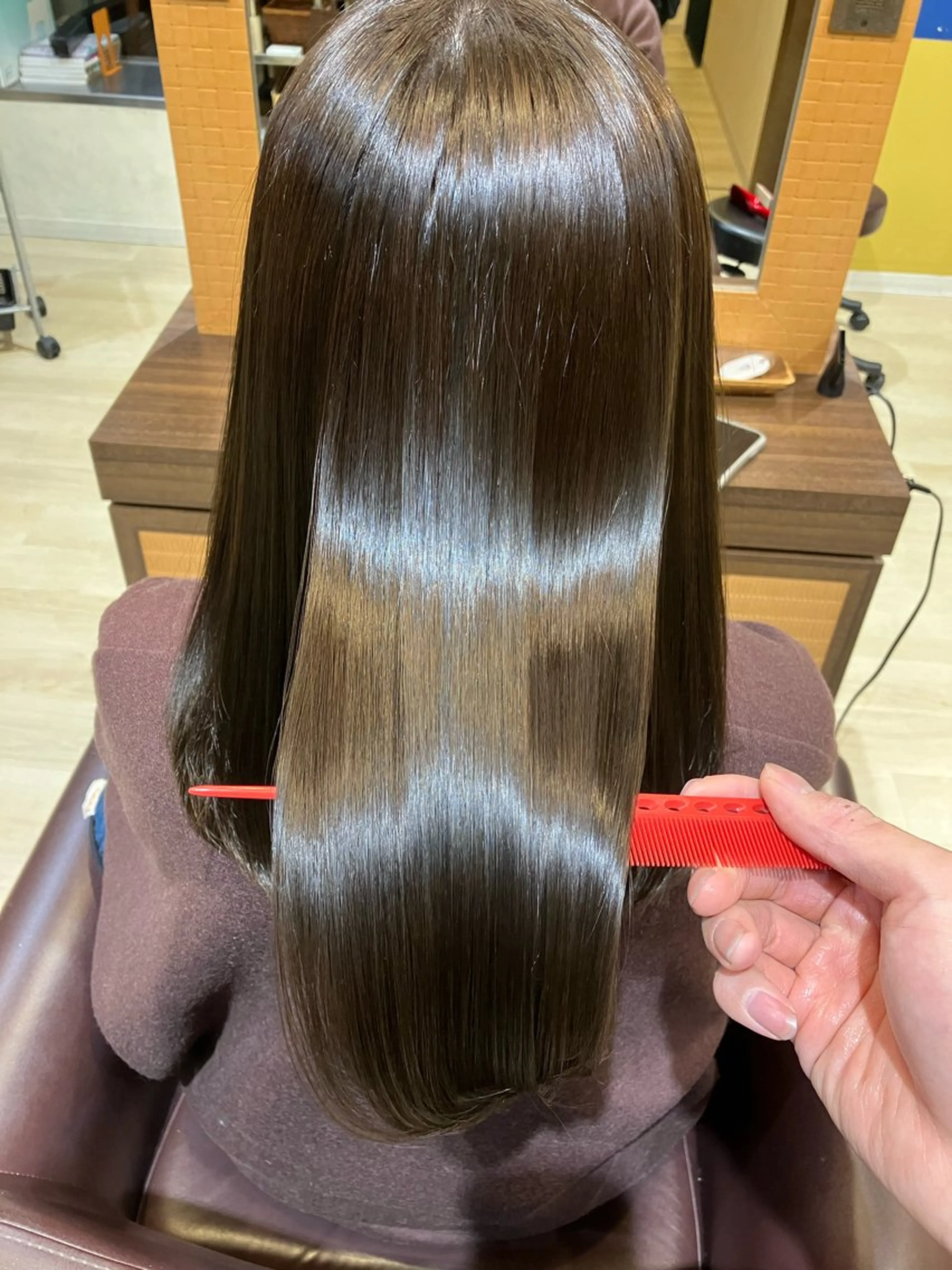 セミロング カラー カット ヘアカラー トリートメント 🍀髪質改善、カラー TAICHI🍀のヘアスタイル