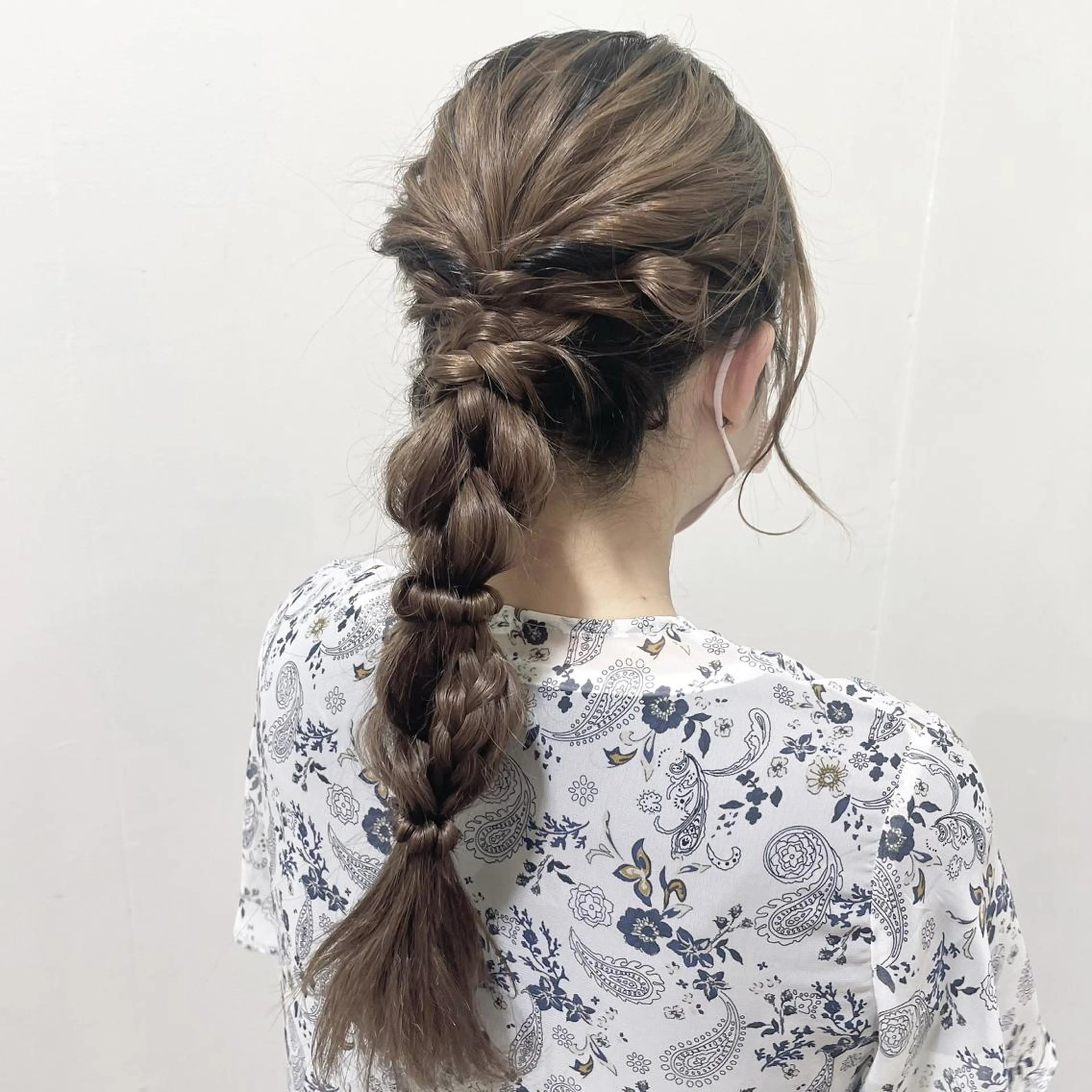 ヘアアレンジ チョコレートカラー/ 𝐒𝐚𝐤𝐢のヘアスタイル