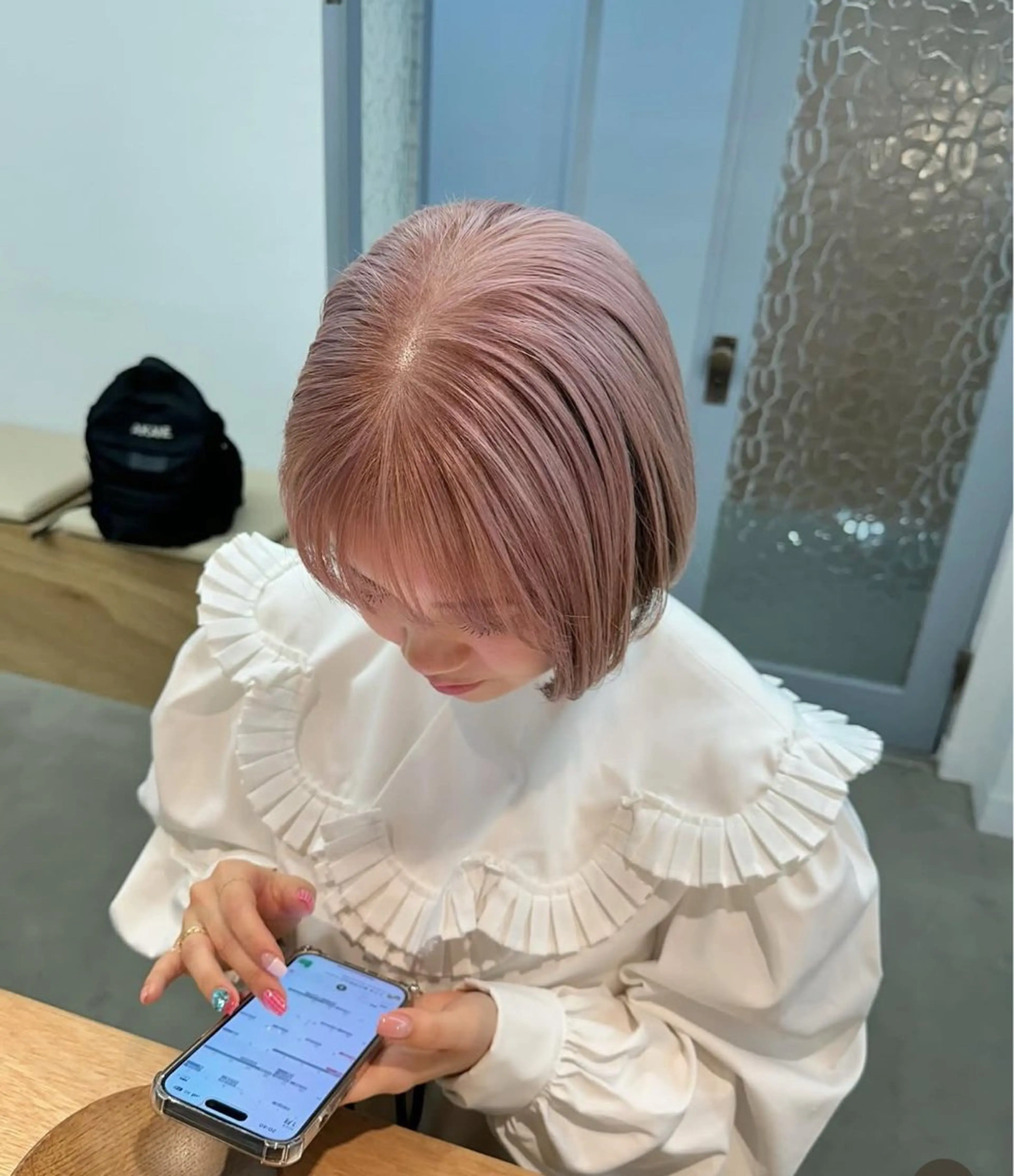 ミディアム カラー トリートメント ヘッドスパ 坂本 圭太朗のヘアスタイル
