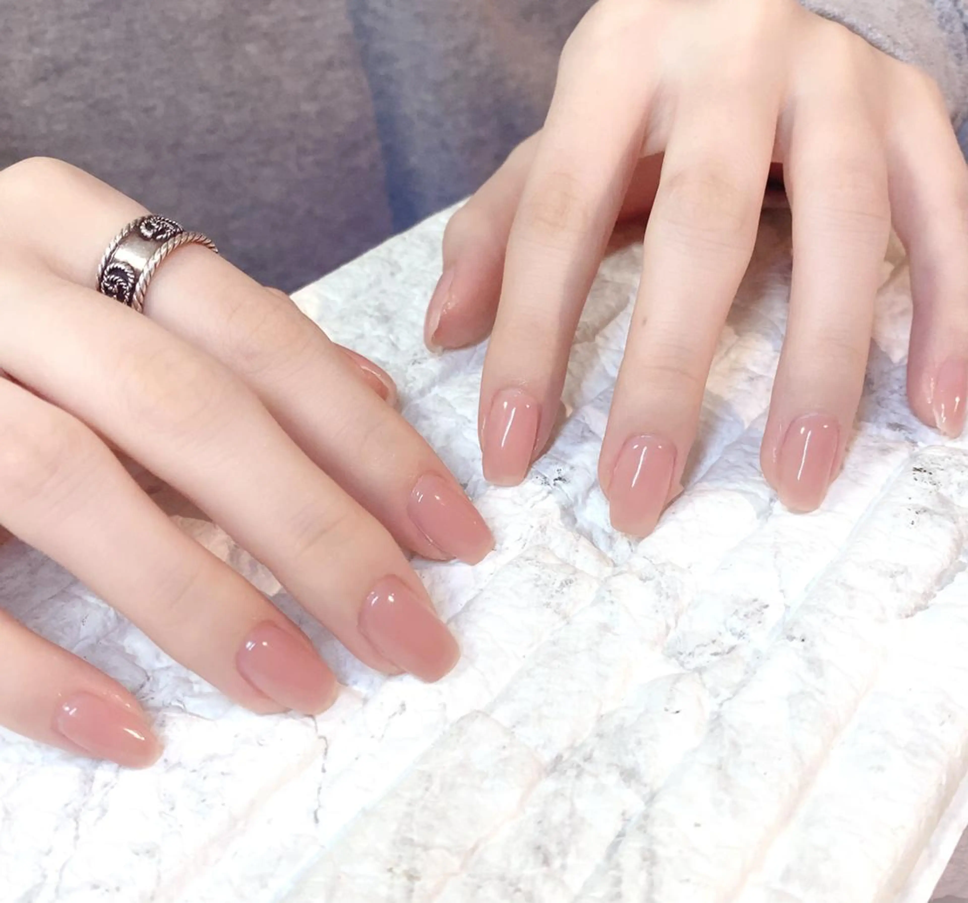 ネイル ワンカラーネイル yochi nailのネイルデザイン