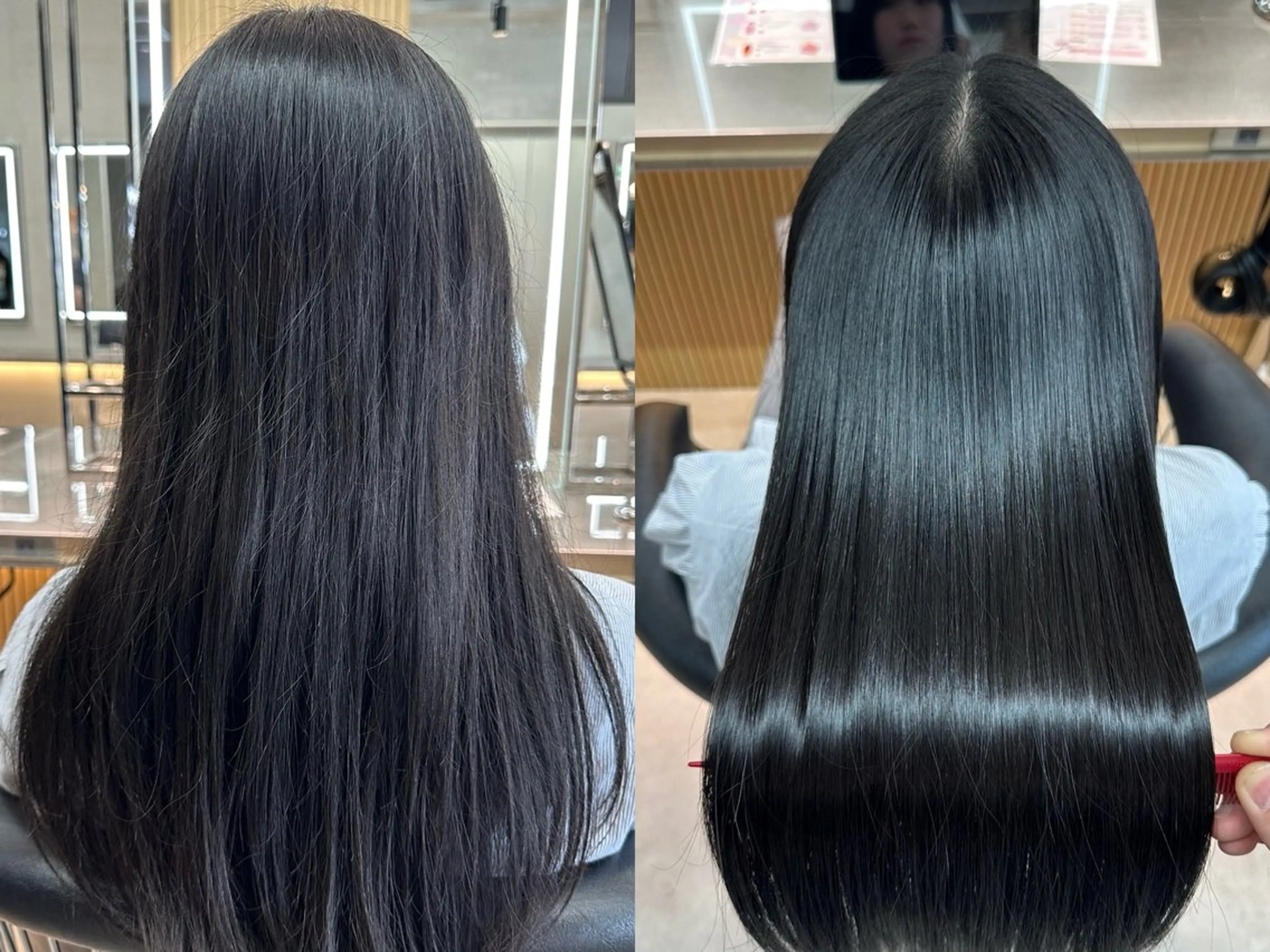 ロング カット 縮毛矯正 トリートメント ✨髪質改善特化✨副 店長椎葉信乃介のヘアスタイル