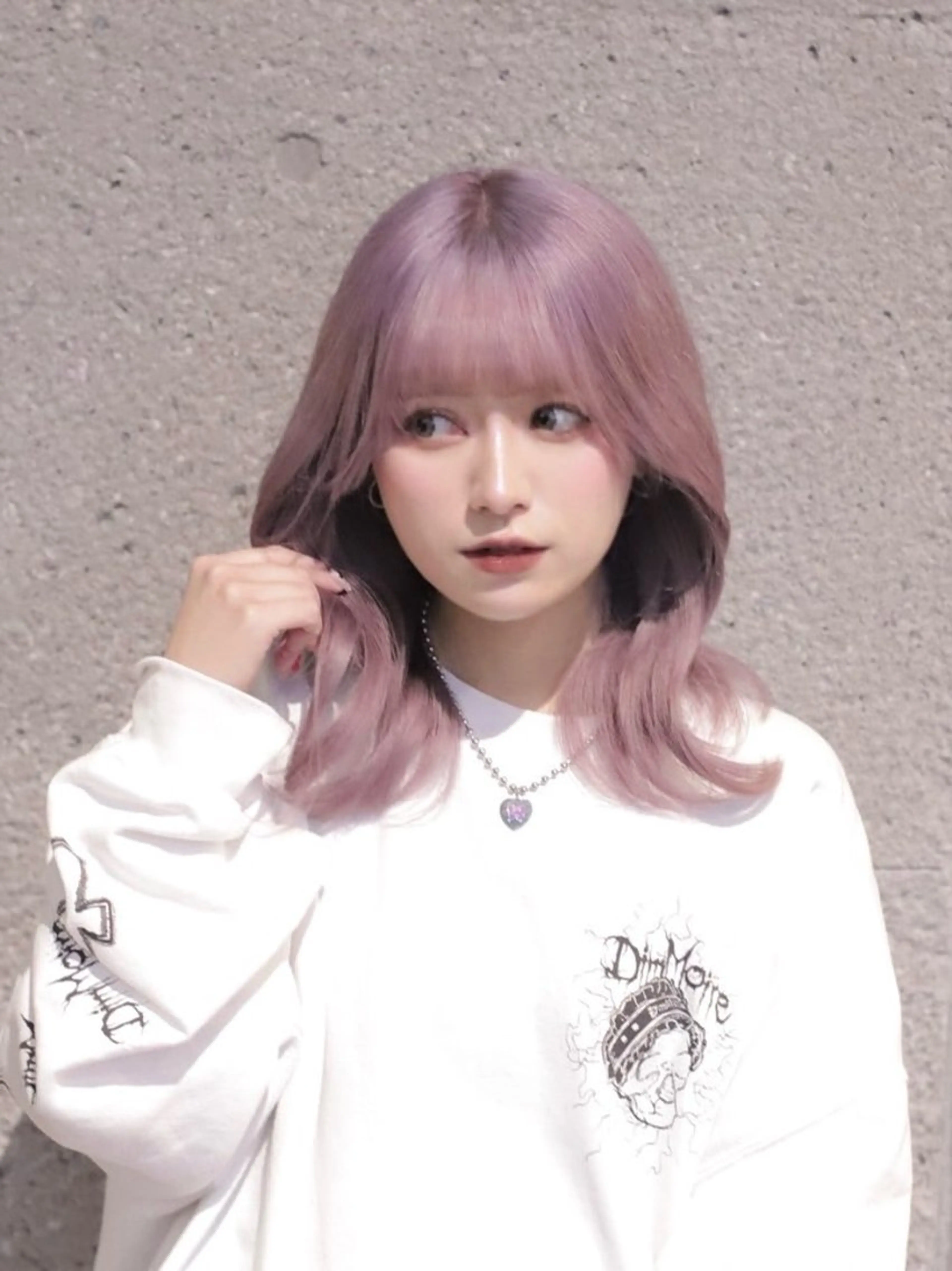 カット+エフェクトブリーチ＋透明感ケアカラー+集中ケアトリートメントの写真