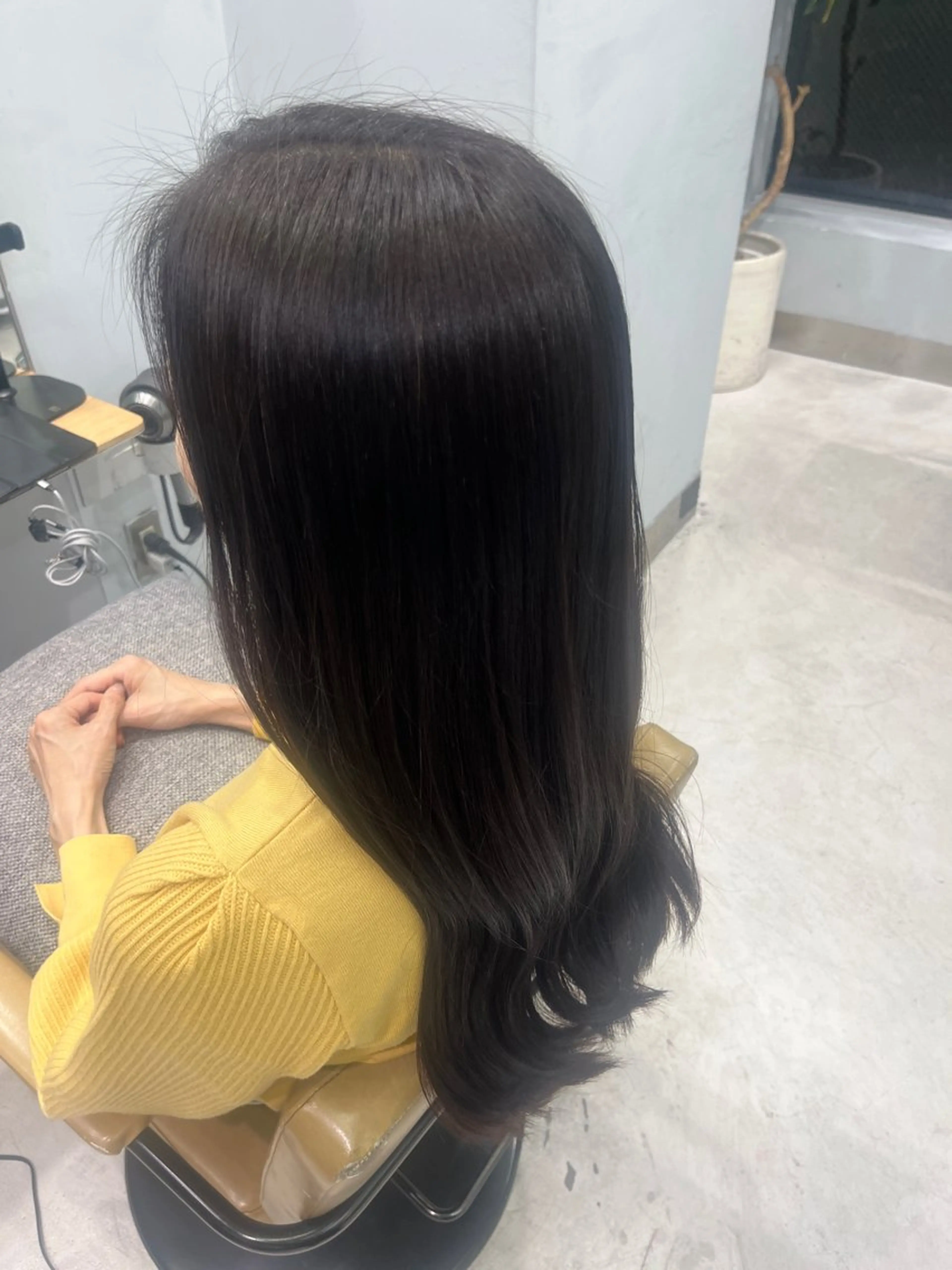 ロング カラー 長谷川 ななこのヘアスタイル