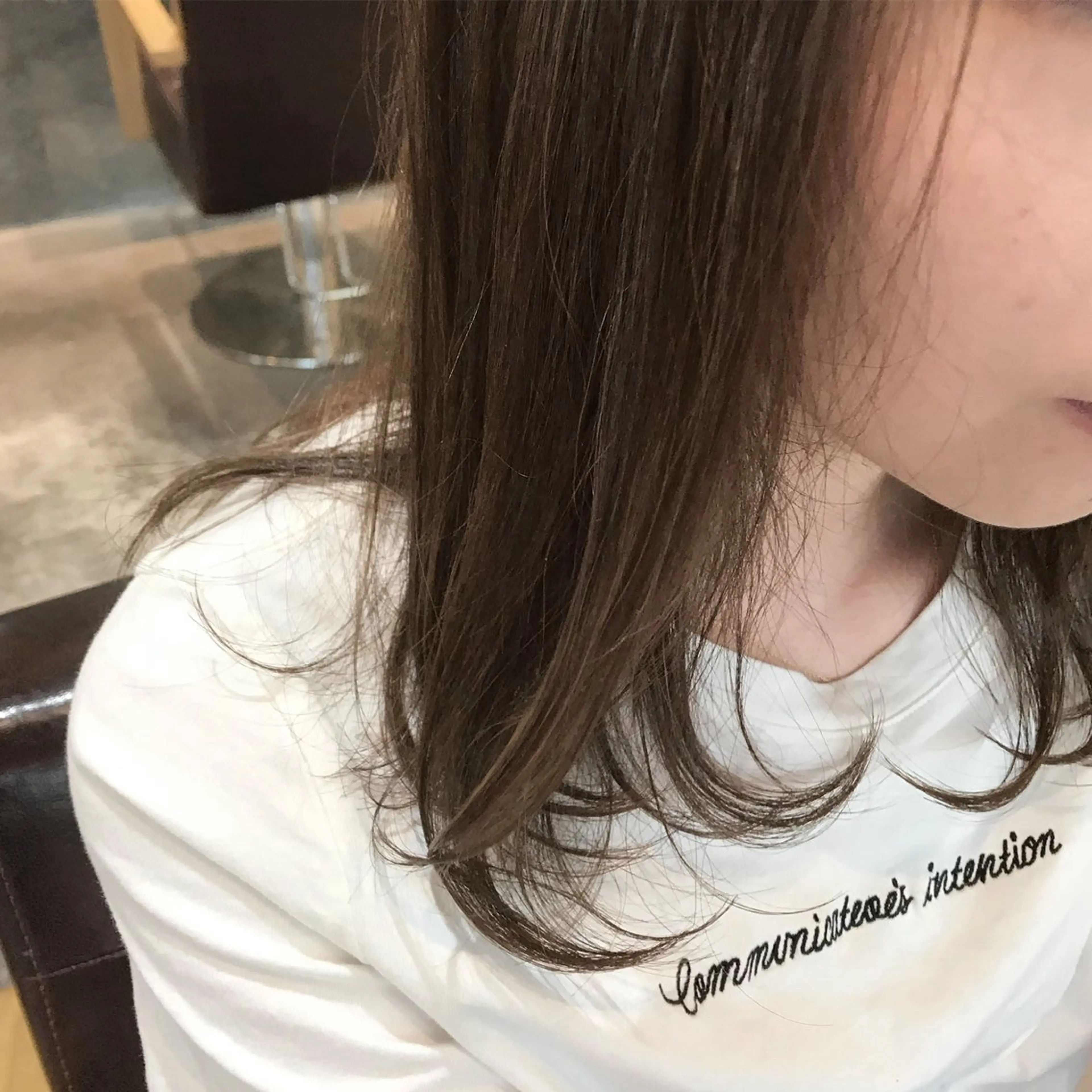 セミロング カラー 塚本 昂のヘアスタイル