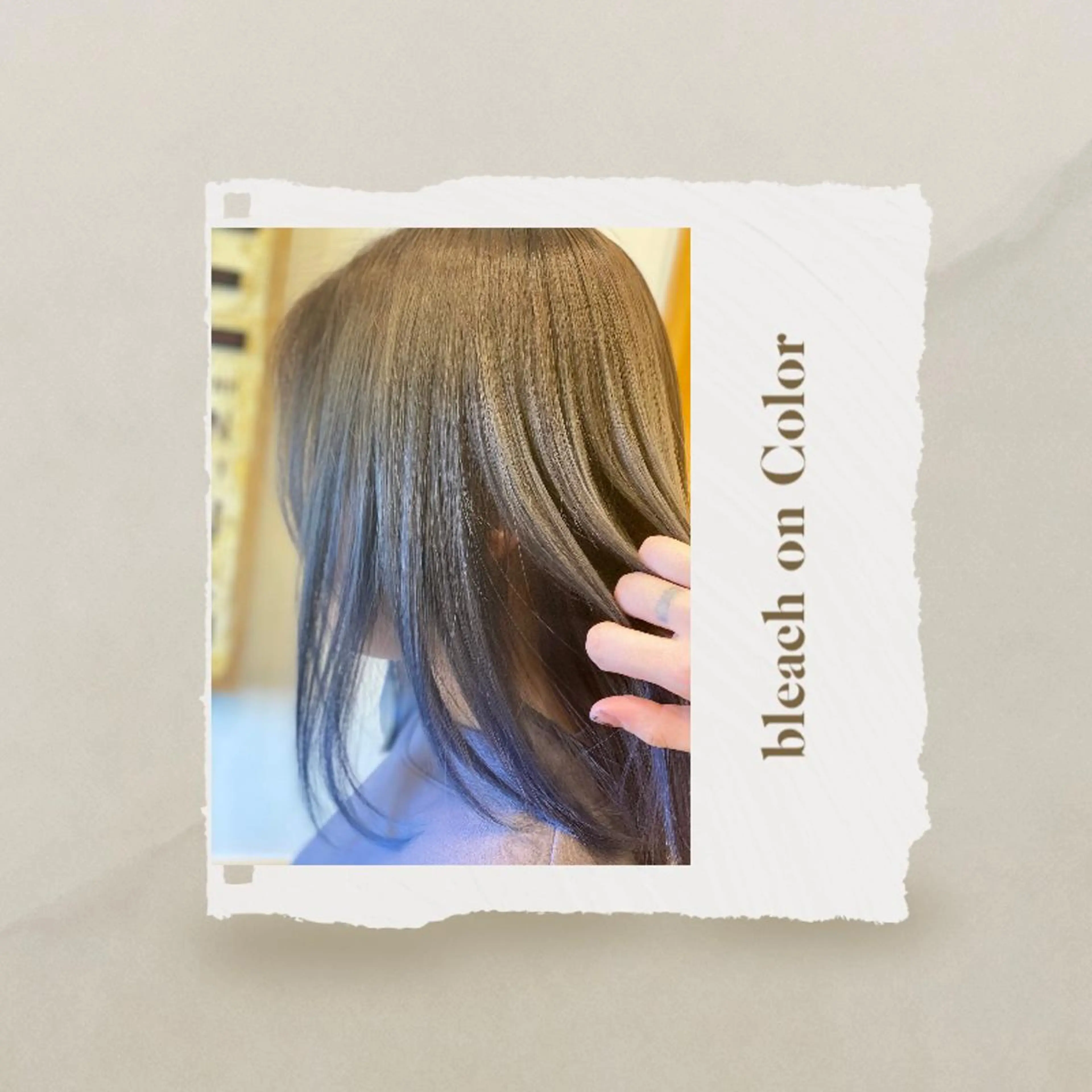 ミディアム カラー ヘアアレンジ ブリーチ トリートメント ☘️ motion ALOE ☘️のヘアスタイル